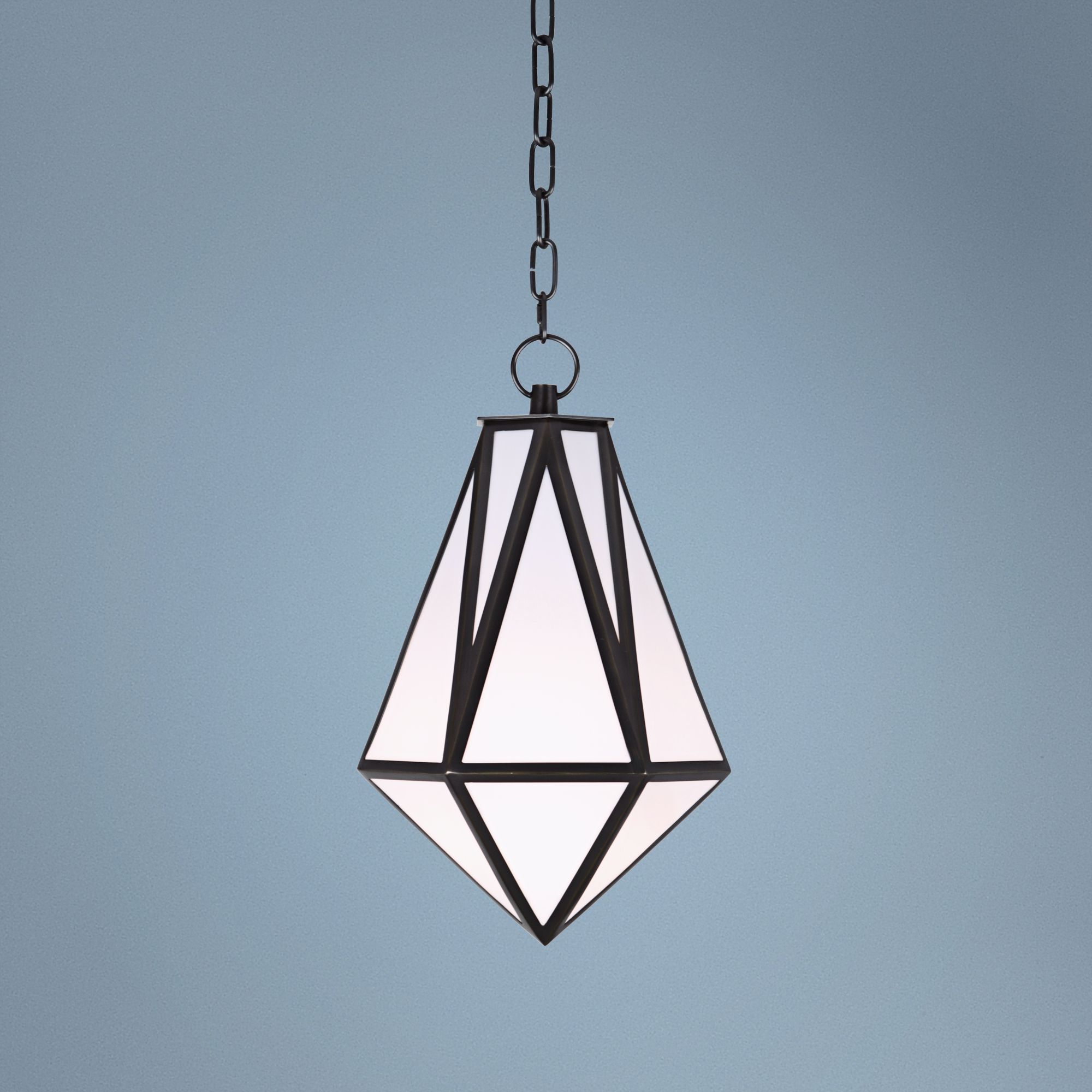 Robert Abbey Satori Indoor Outdoor Bronze Pendant Light