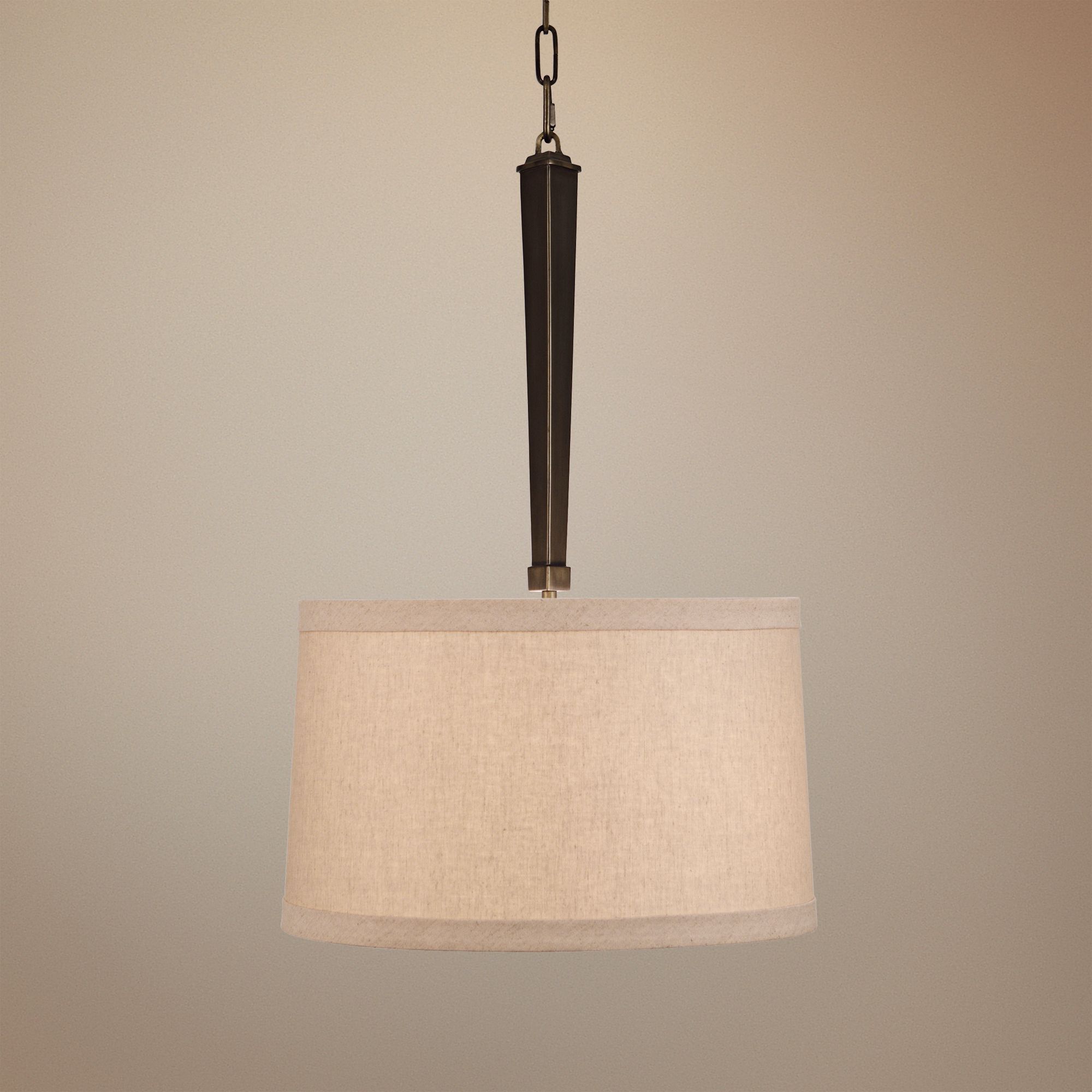 Robert Abbey Triad Painted Bronze Pendant Light