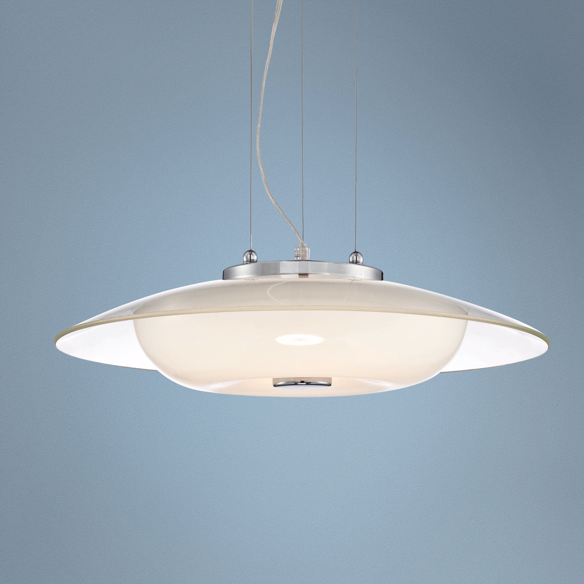 Possini 15” Wide Contemporary LED Pendant Light