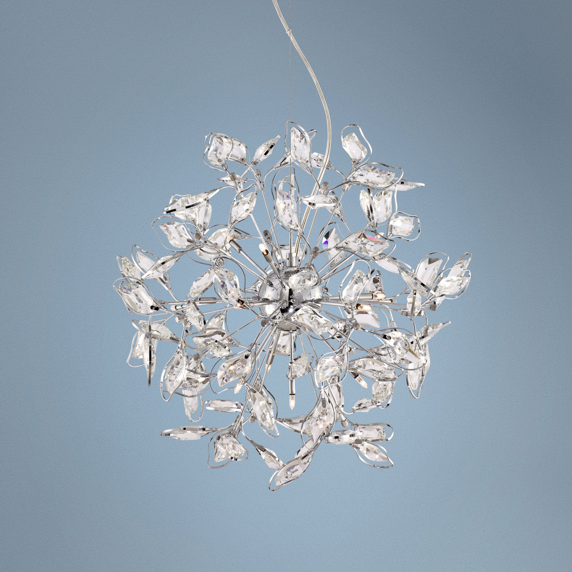 Possini Euro 12-Light Sparkle Chrome Chandelier