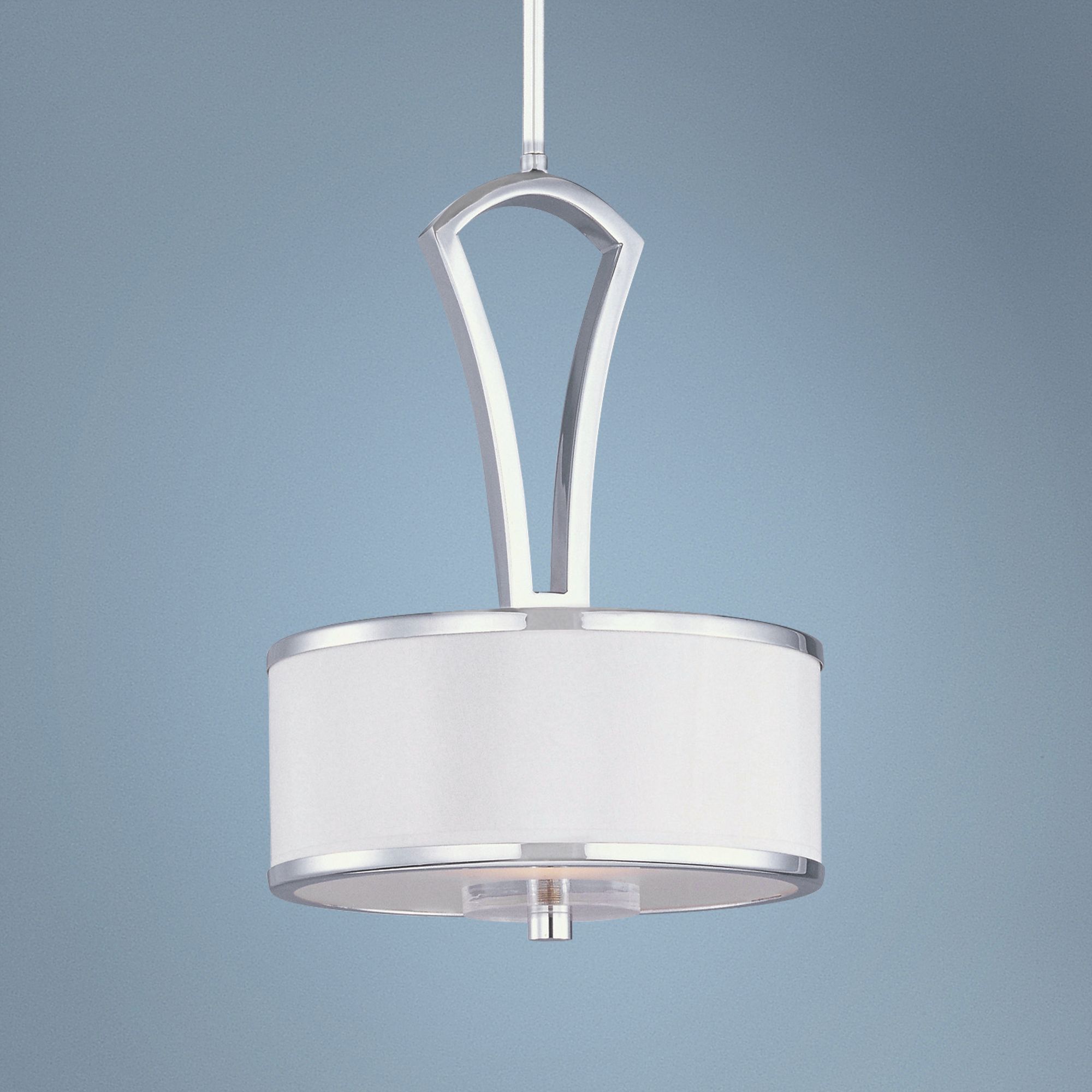 Maxim Metro 8" Wide Polished Chrome Mini Pendant Light