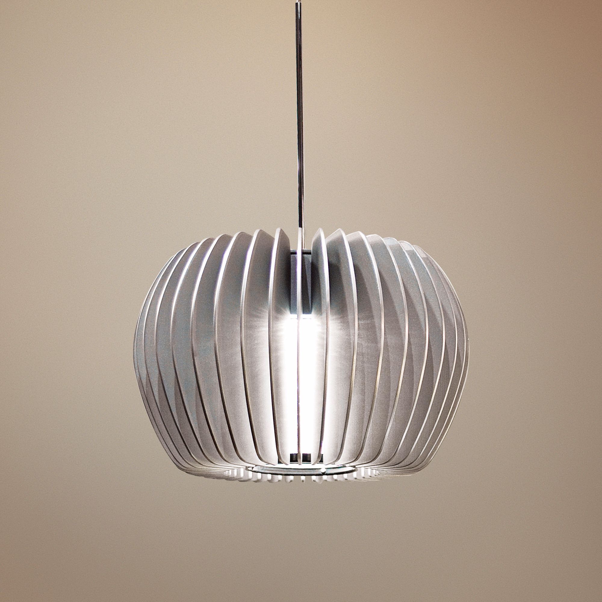 WAC Uber 5 1/2" Wide Platinum LED Pendant Light