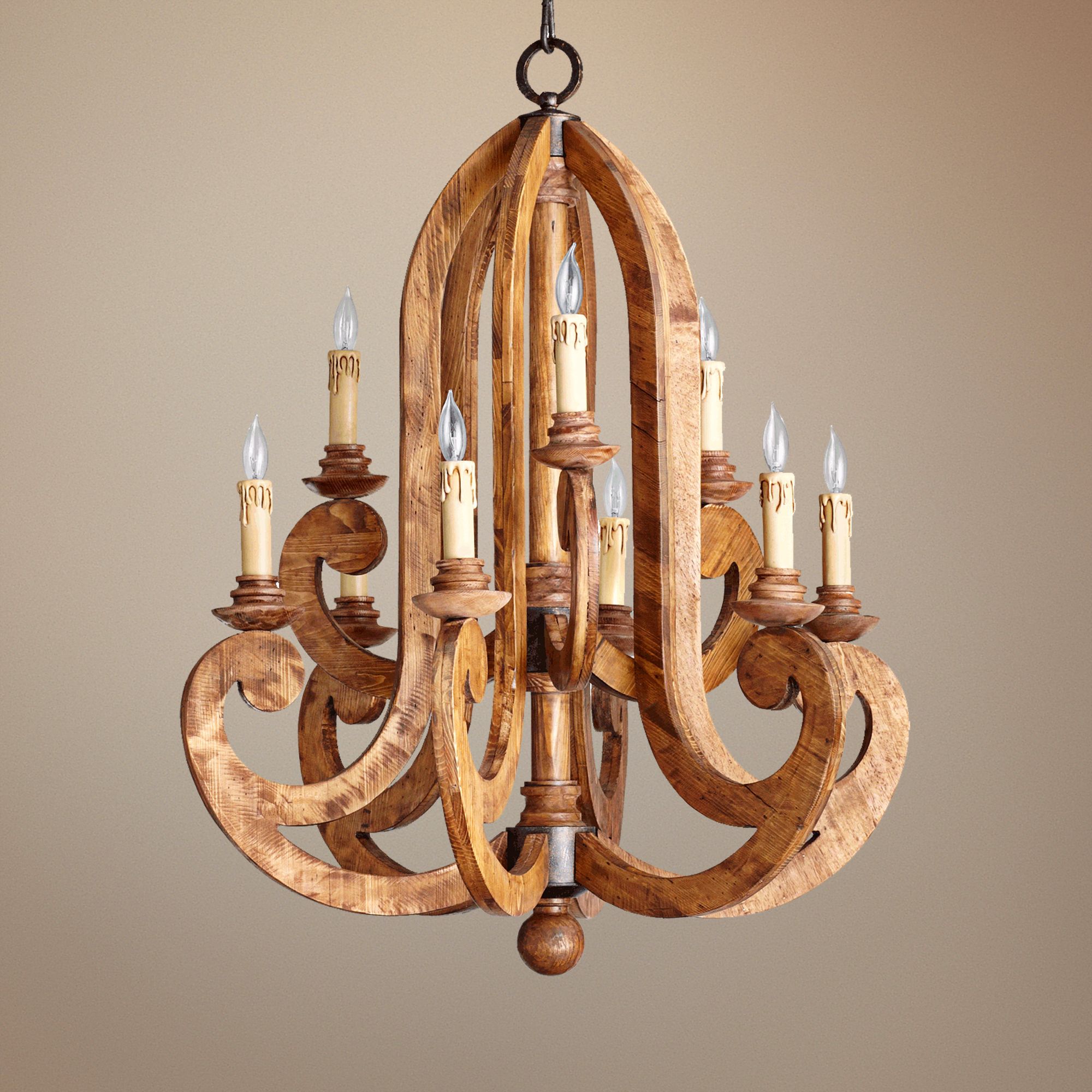 Quorum Ashford 9-Light 29" Wide Provincial Chandelier