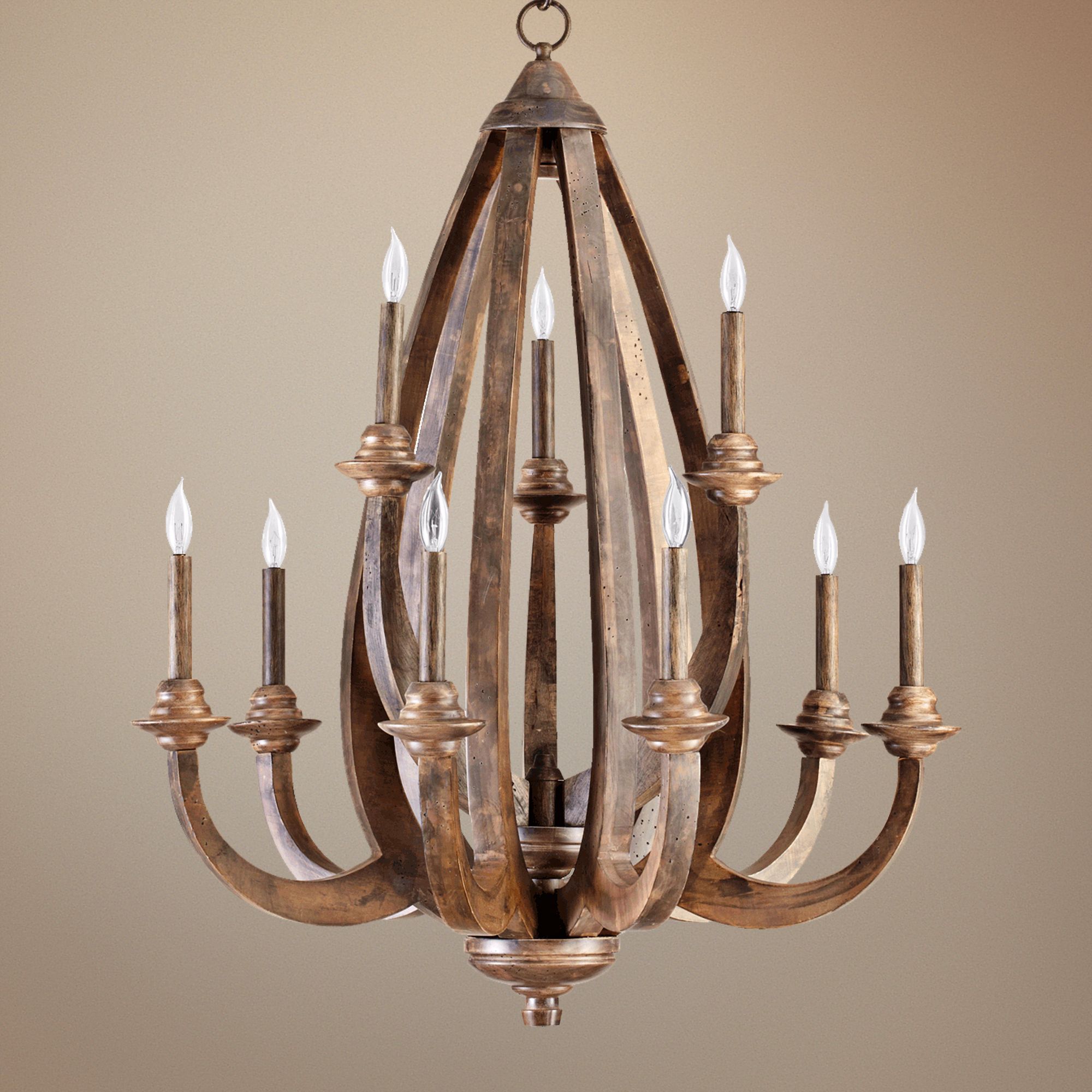 Quorum Telluride 9-Light 30 1/2" Wide Bronze Chandelier