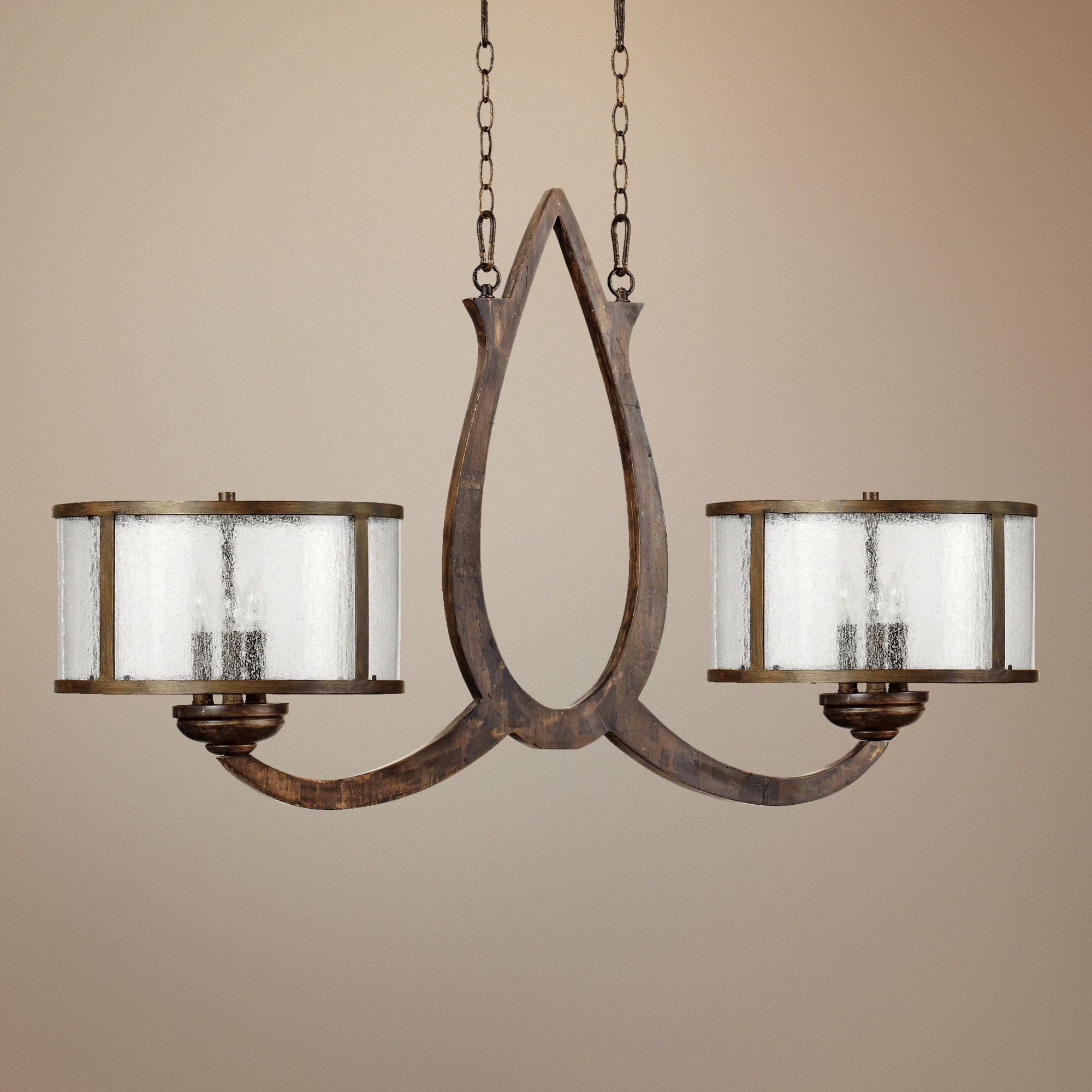 Quorum Telluride 6-Light 45" Wide Bronze Island Chandelier