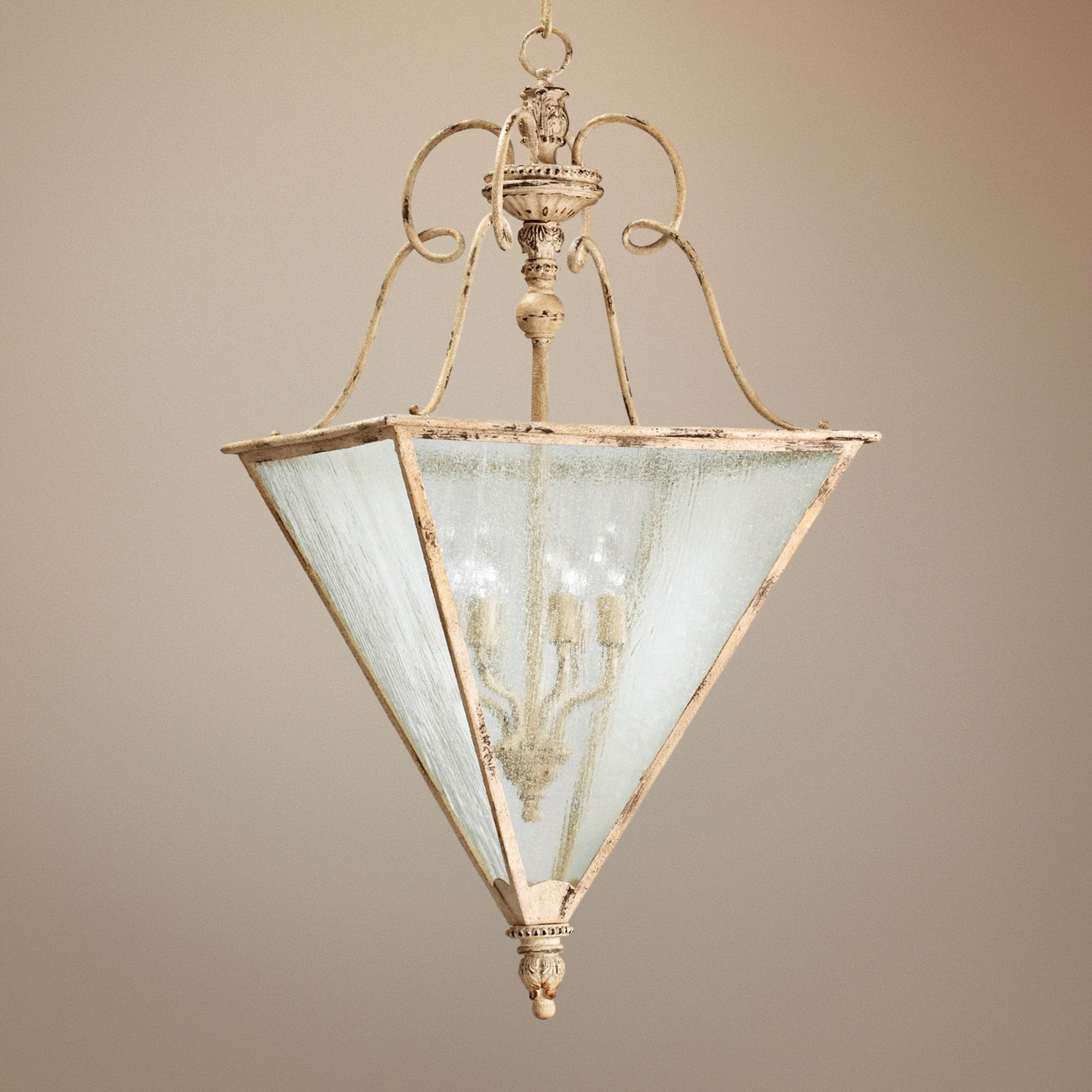 Quorum Salento 6-Light 26 1/2" Wide White Entry Chandelier