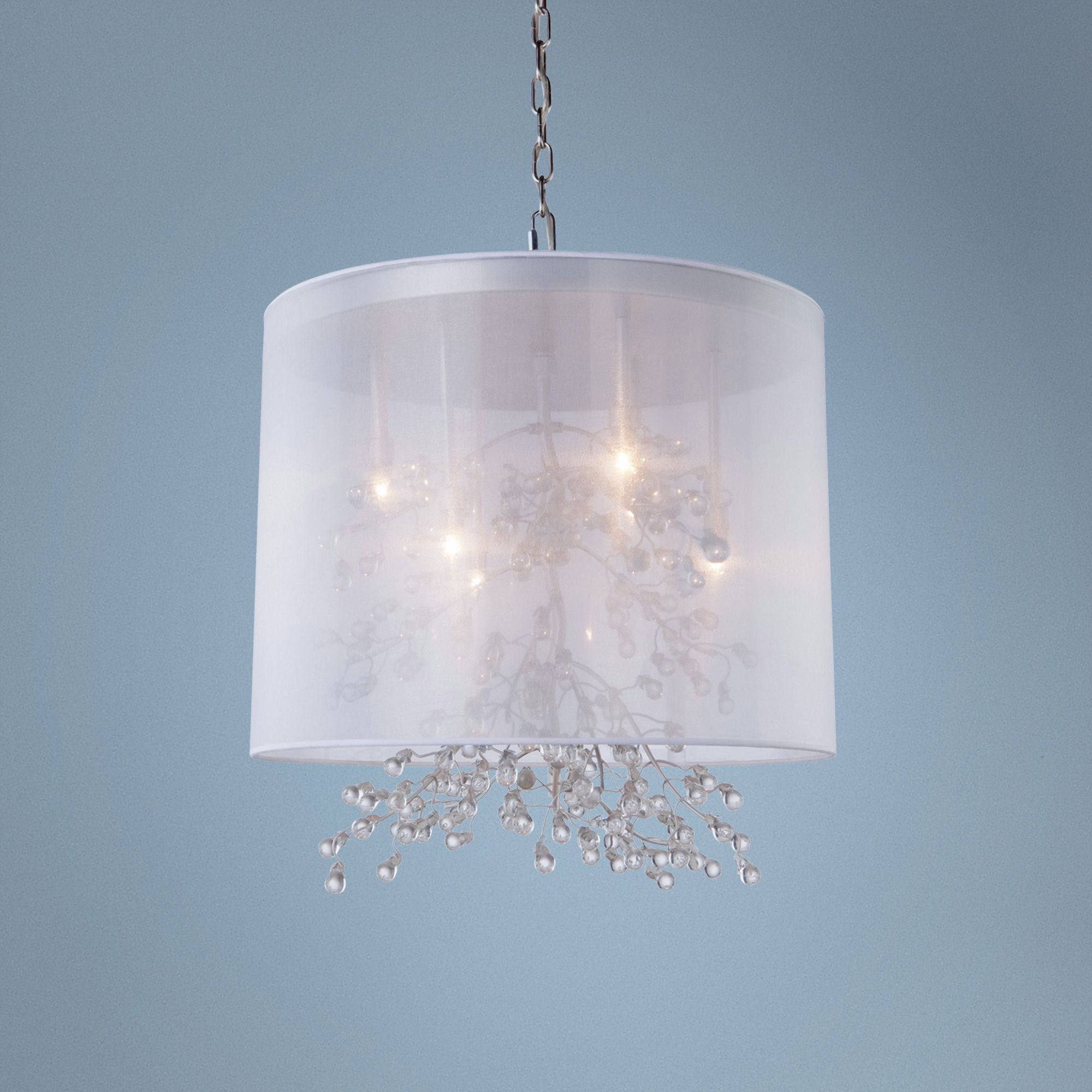 Artcraft Sherwood 6-Light 19 1/2" Wide Chrome Pendant Light