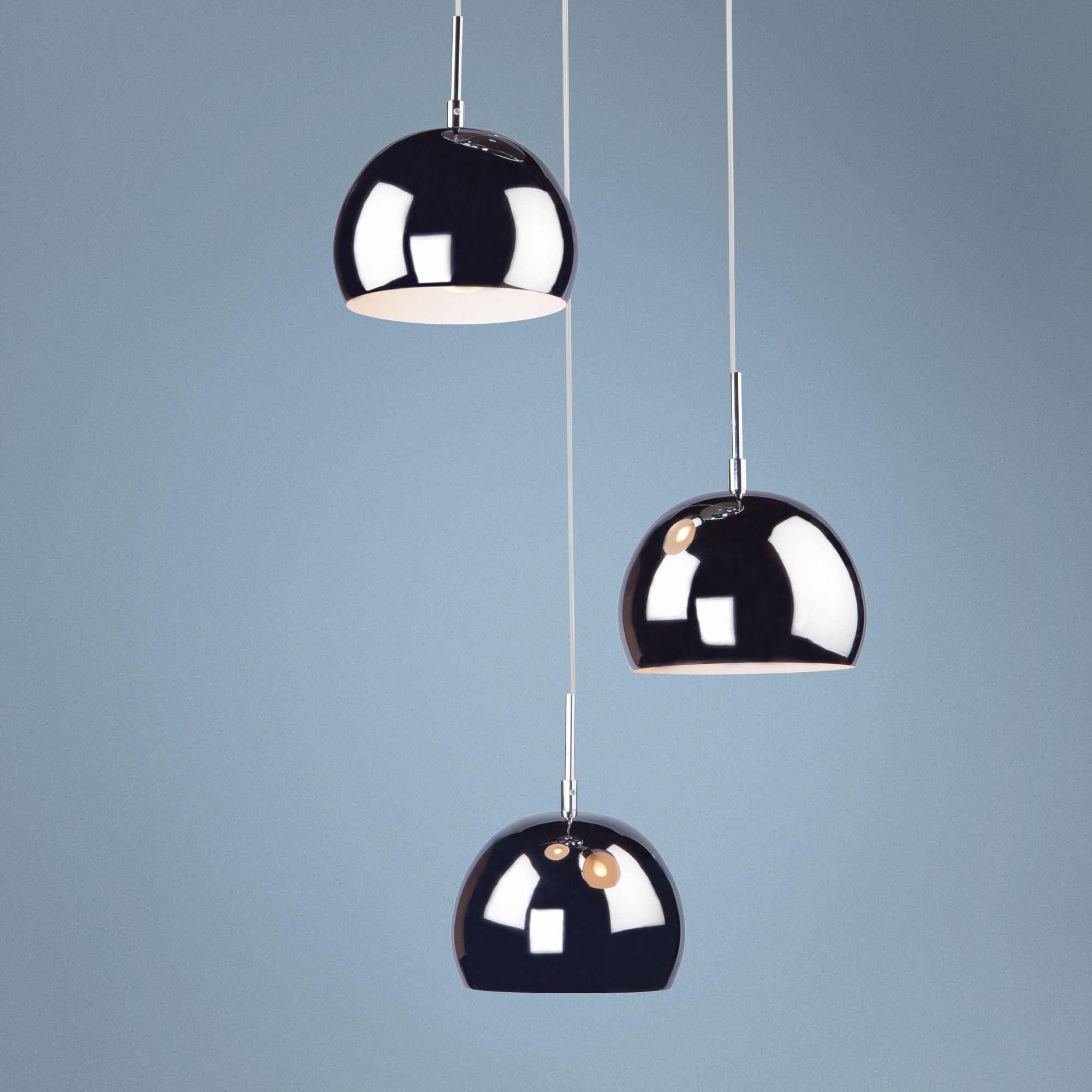 Artcraft On the Spot 3-Light 18" Wide Chrome Pendant Light