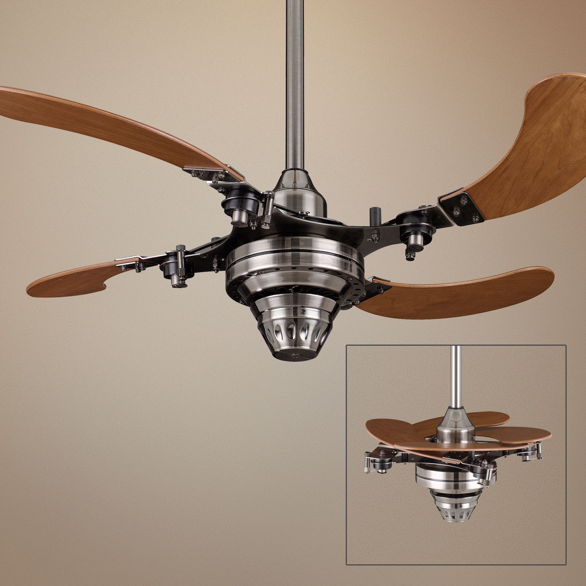 43" Fanimation Air Shadow Mechanical Pewter Ceiling Fan