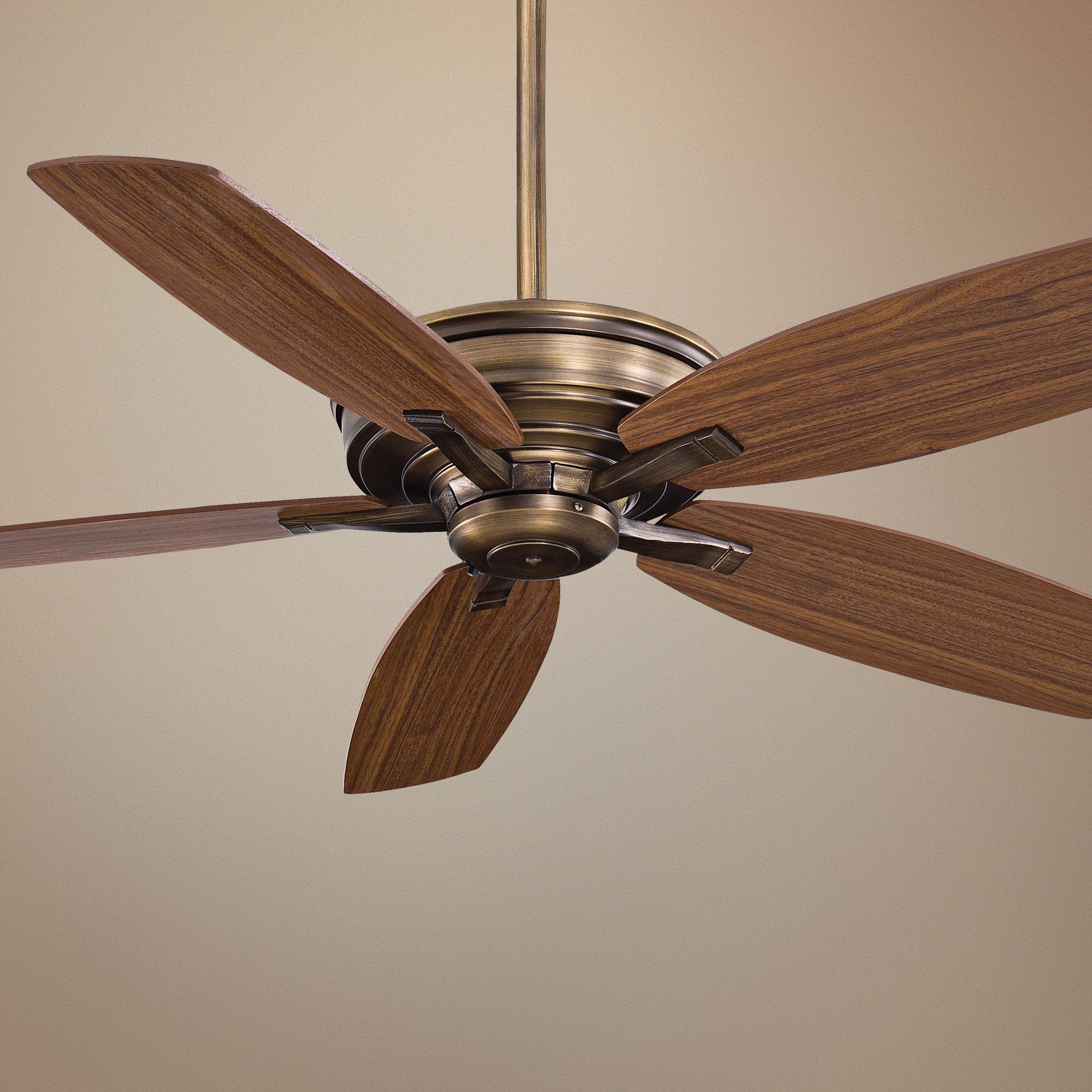 60" Minka Aire Kafe-XL Cognac Ceiling Fan