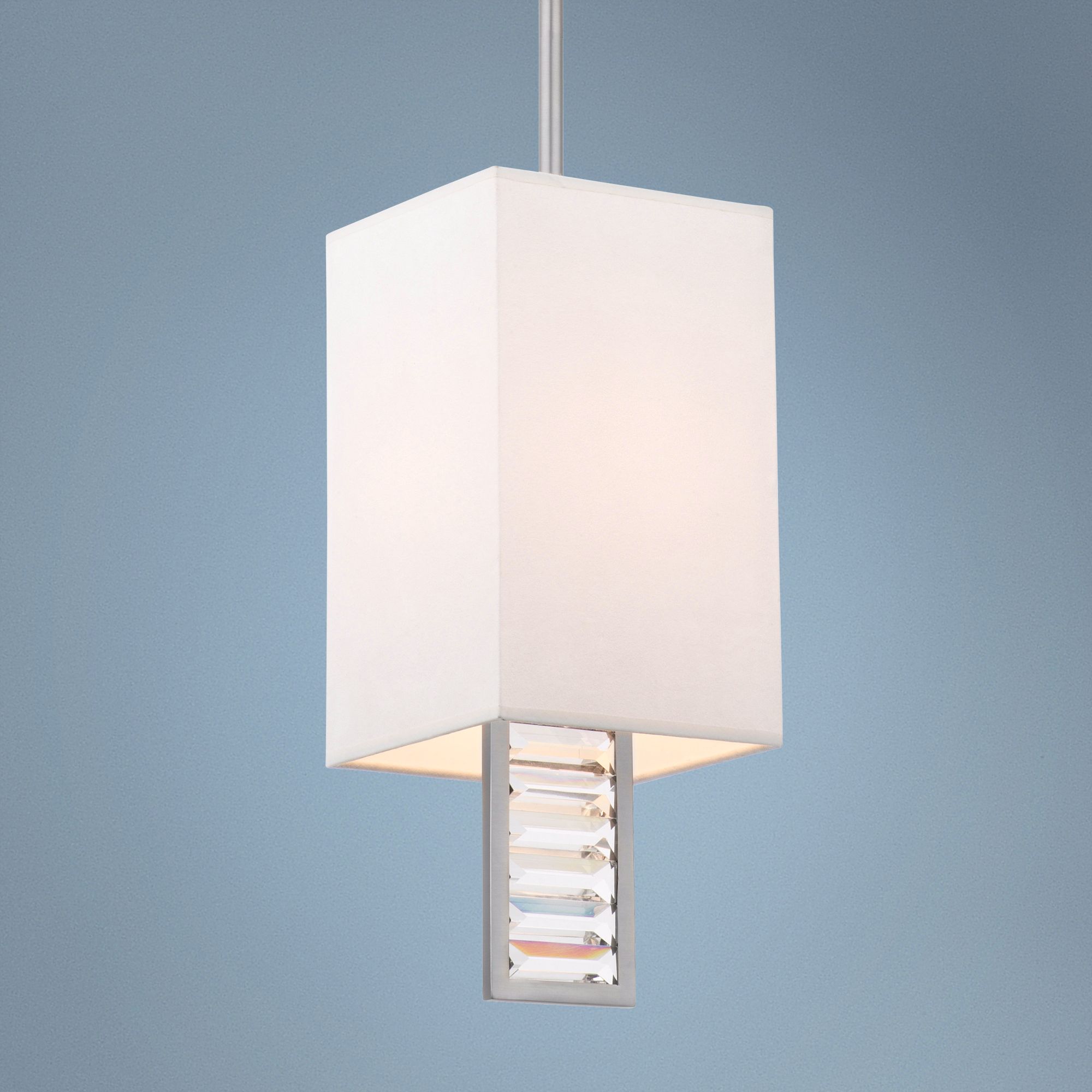 Forecast Zsa Zsa 6" Wide Brushed Nickel Mini Pendant