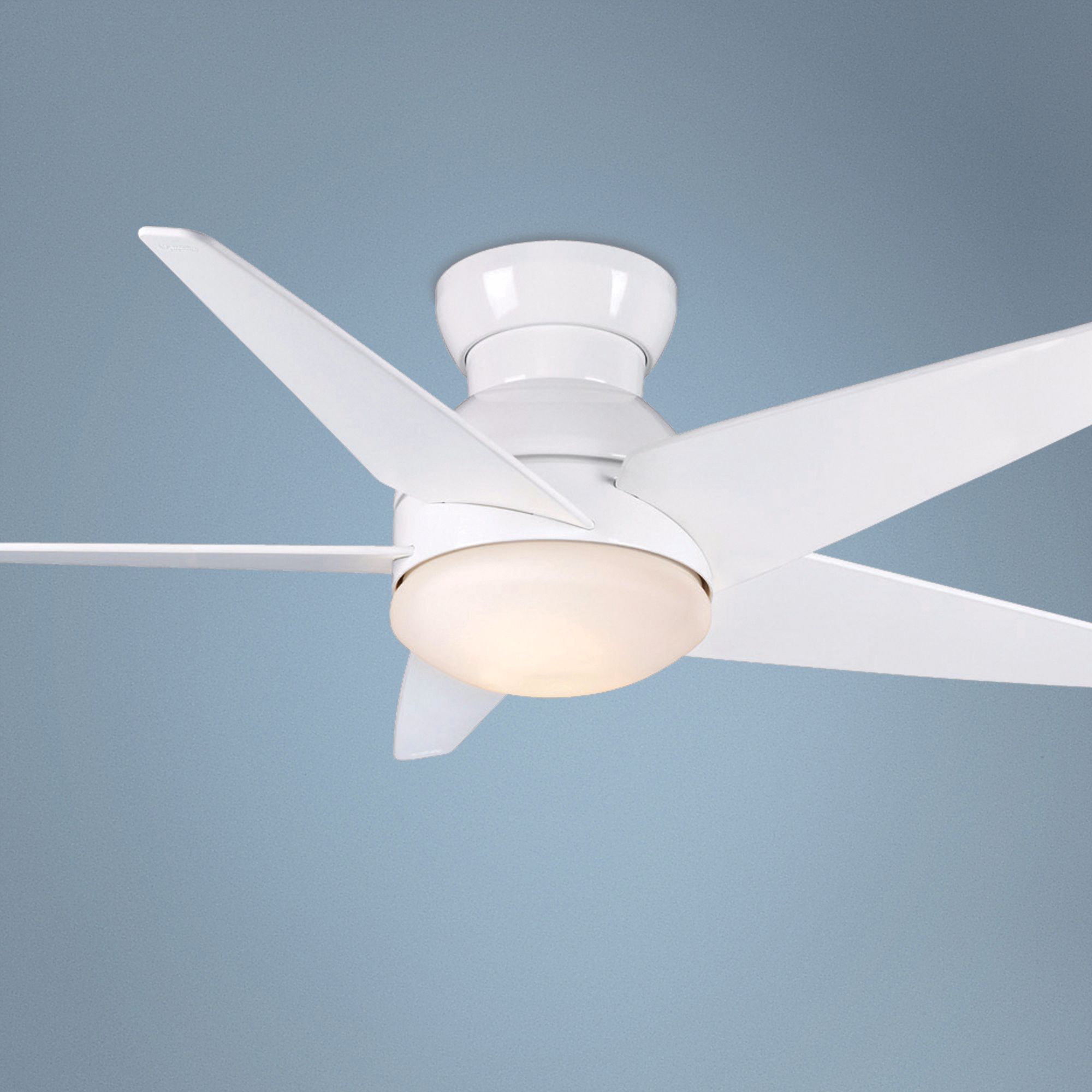 52" Casablanca Isotope Snow White Ceiling Fan