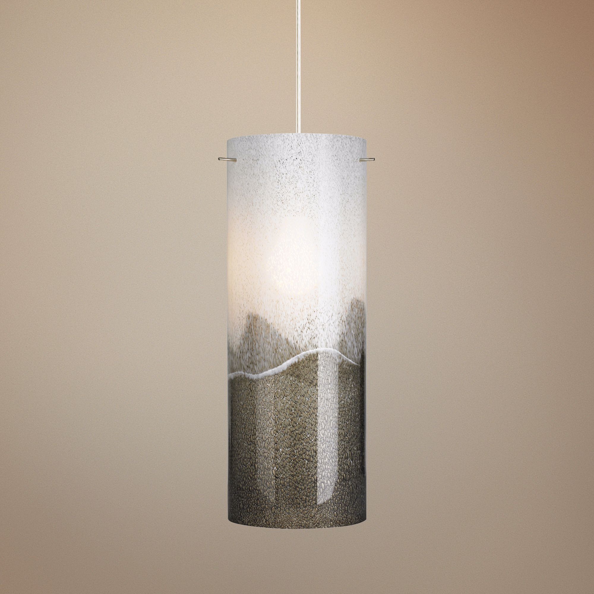 LBL Dahling Grande 16" High Gray Pendant Light