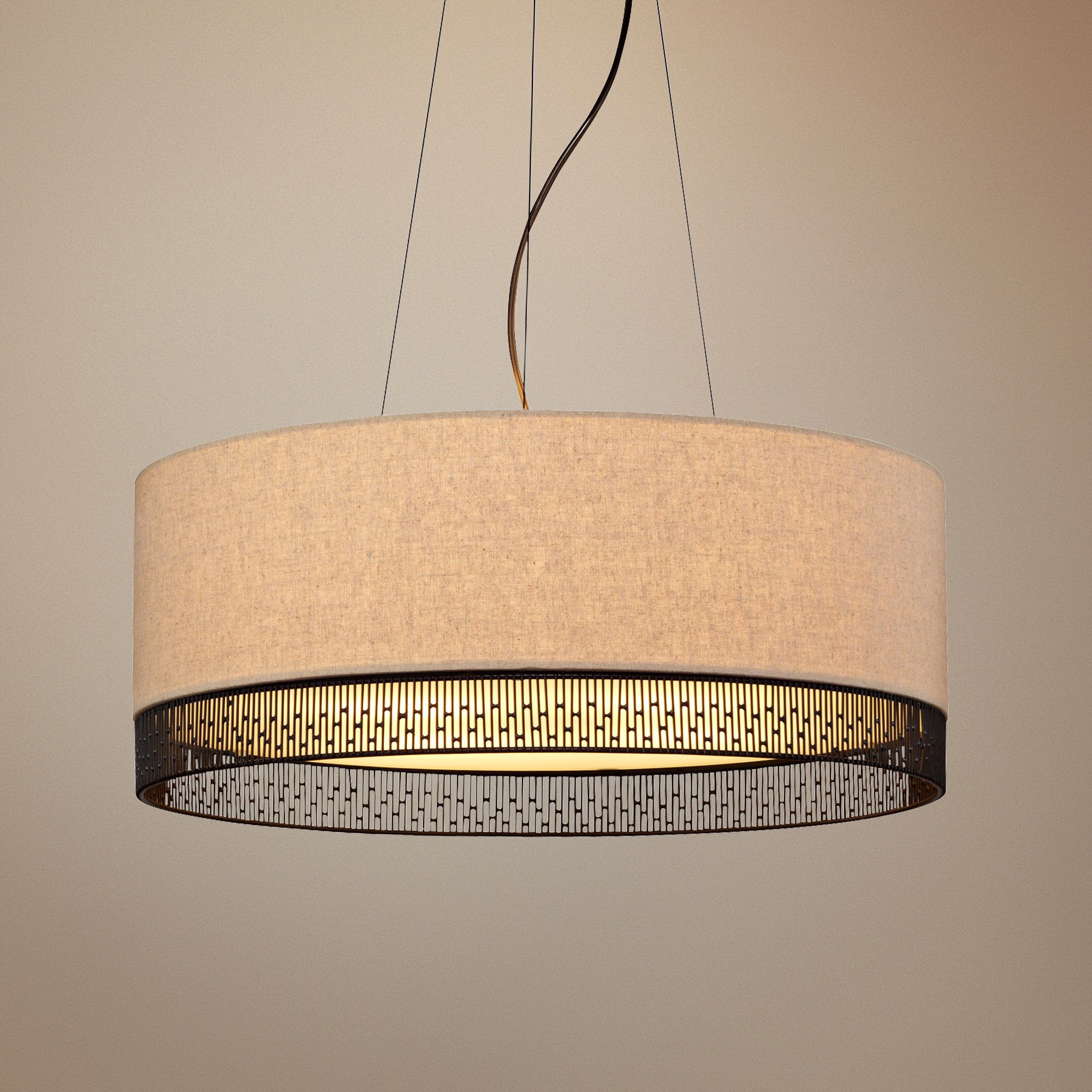 LBL Hollywood Beach 4-Light 22" Wide Pendant Light