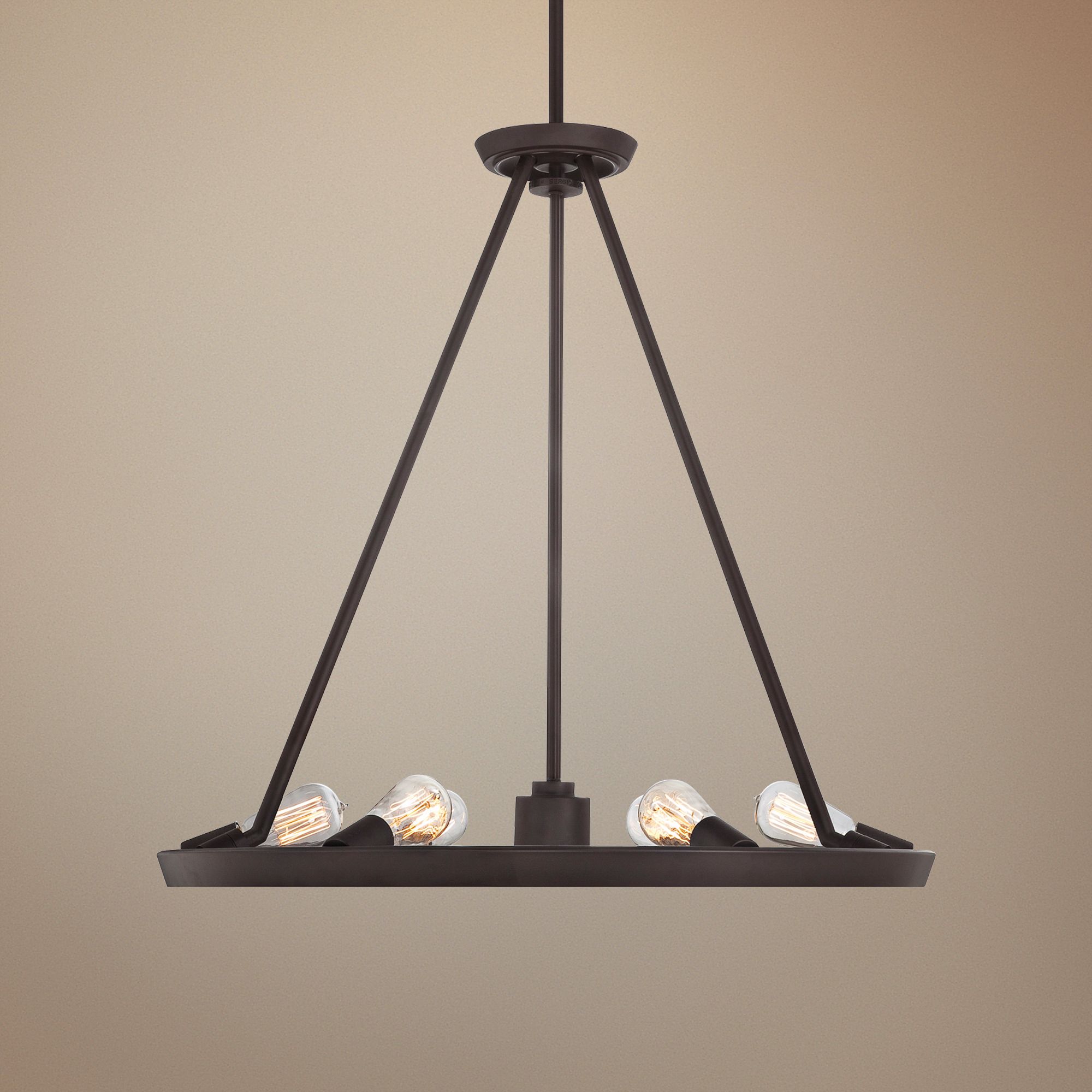 Quoizel Uptown Theater Row 7-Light 28" Wide Chandelier