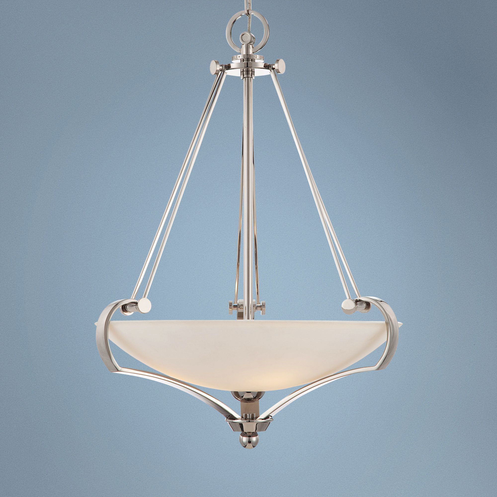Quoizel Uptown Sutton Place 4-Light 28 1/2"H Silver Pendant