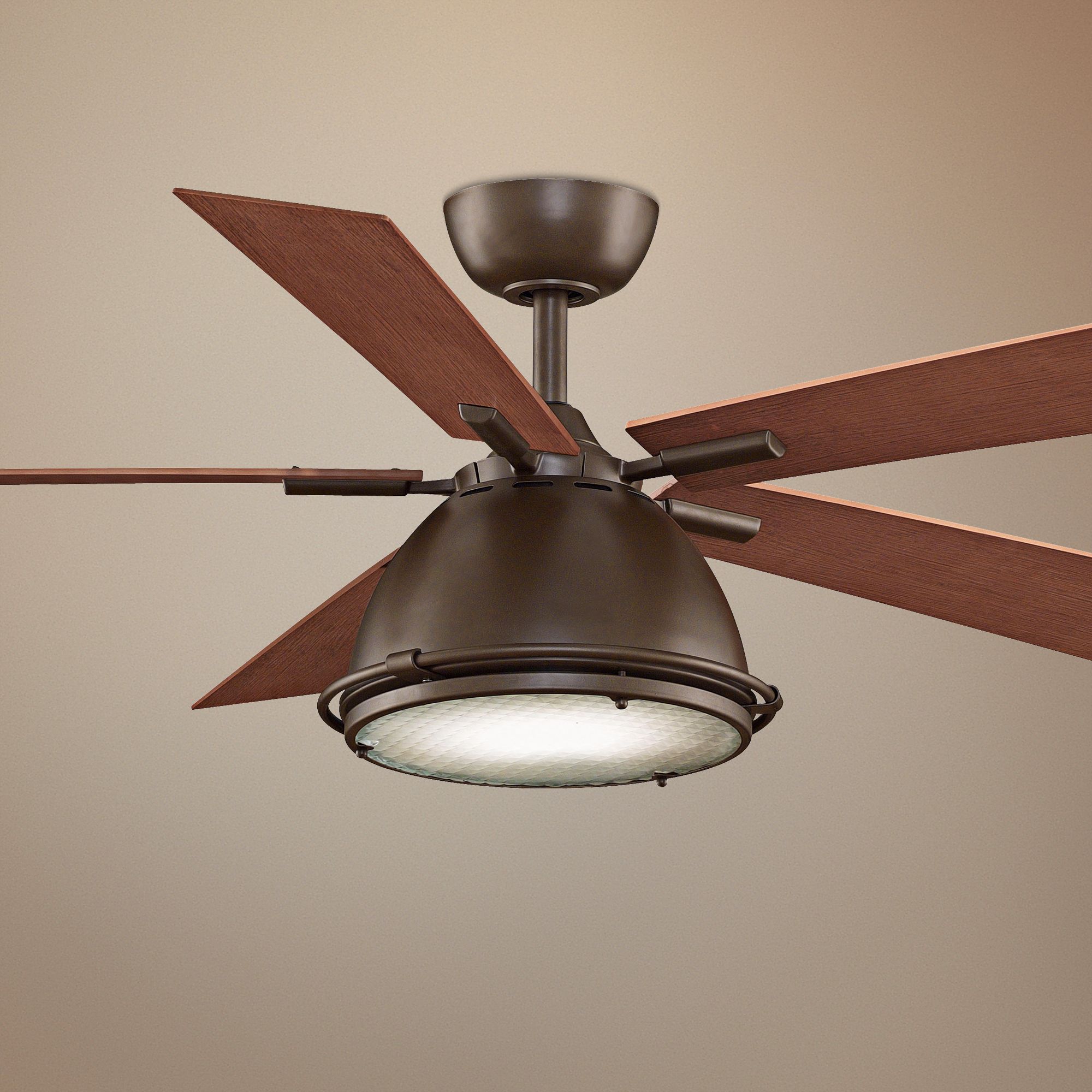 52" Breckenfield Oil-Rubbed Bronze Ceiling Fan