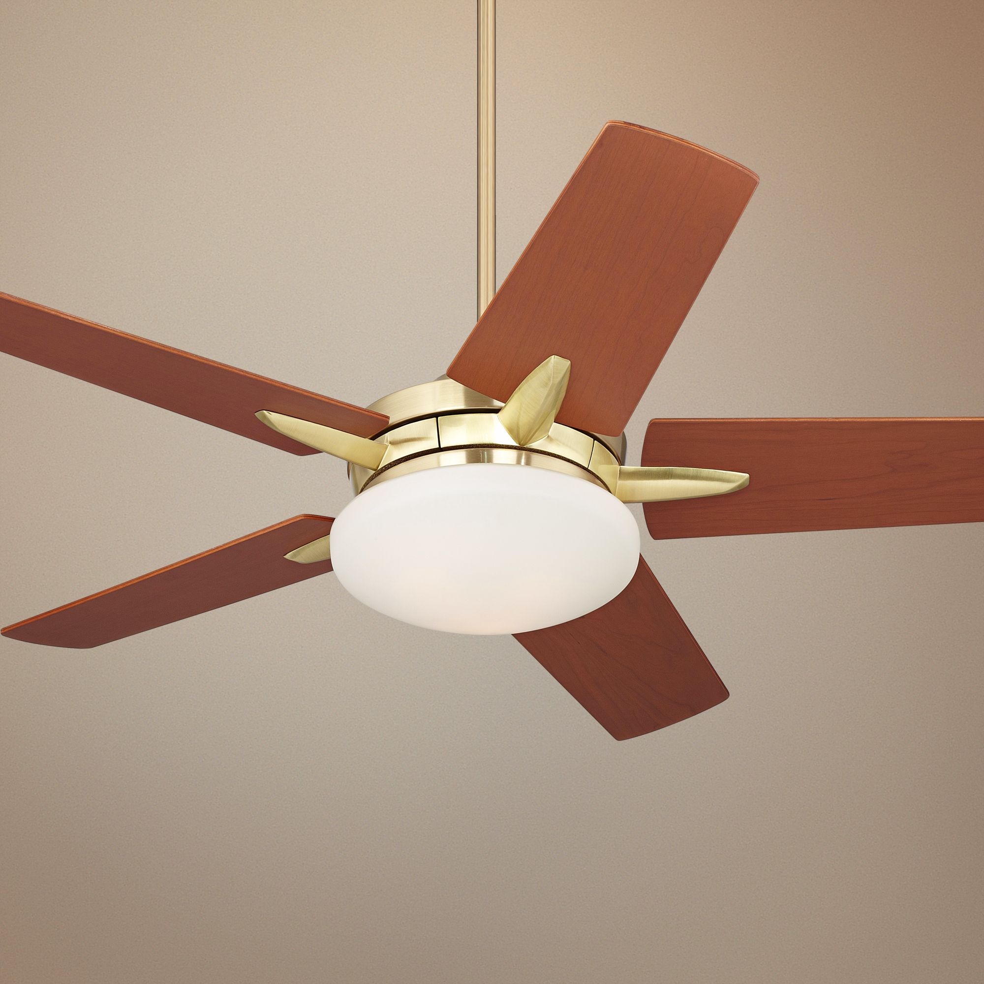 52" Casa Endeavor™ Burnished Brass Ceiling Fan