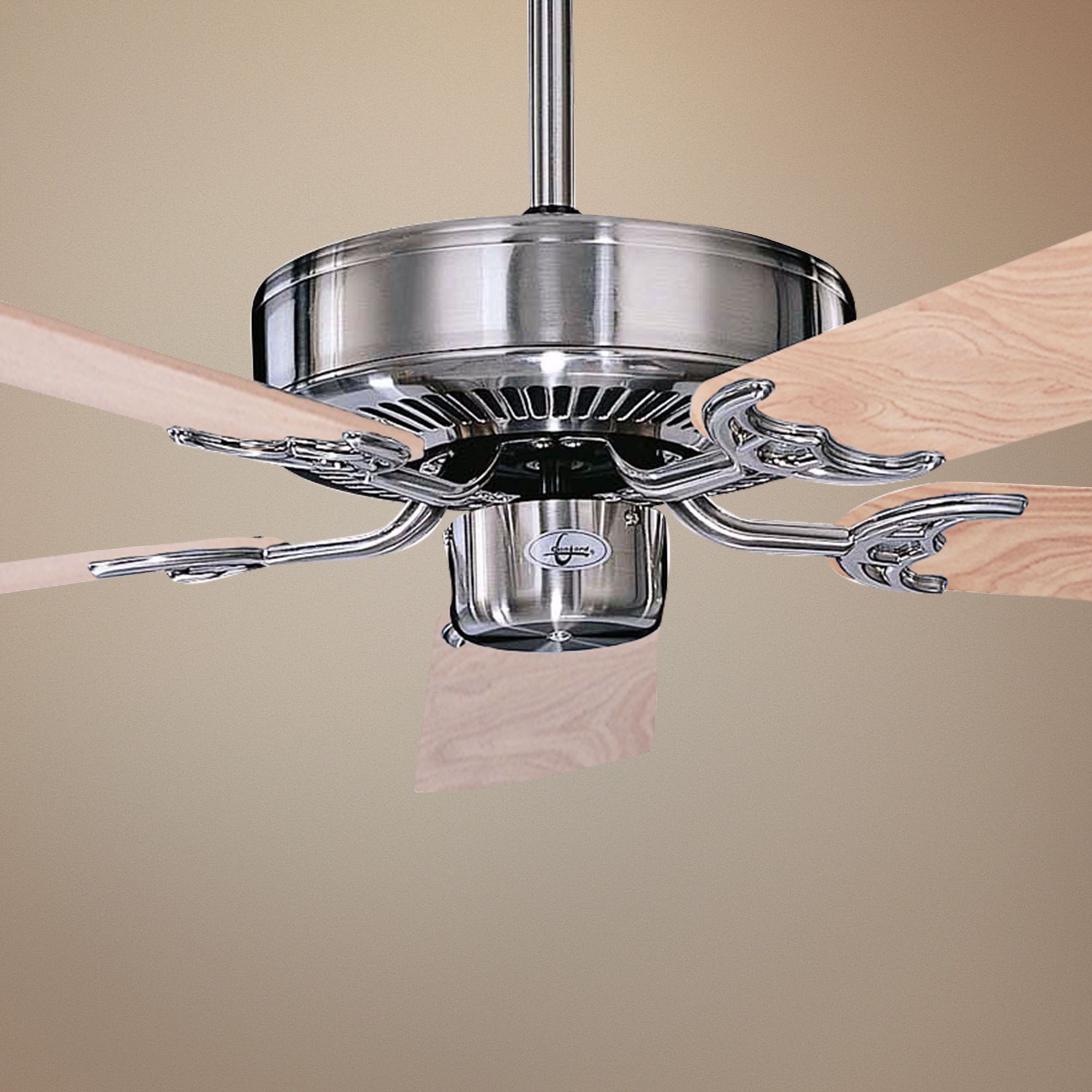 52" Concord California Home Stainless Steel Ceiling Fan
