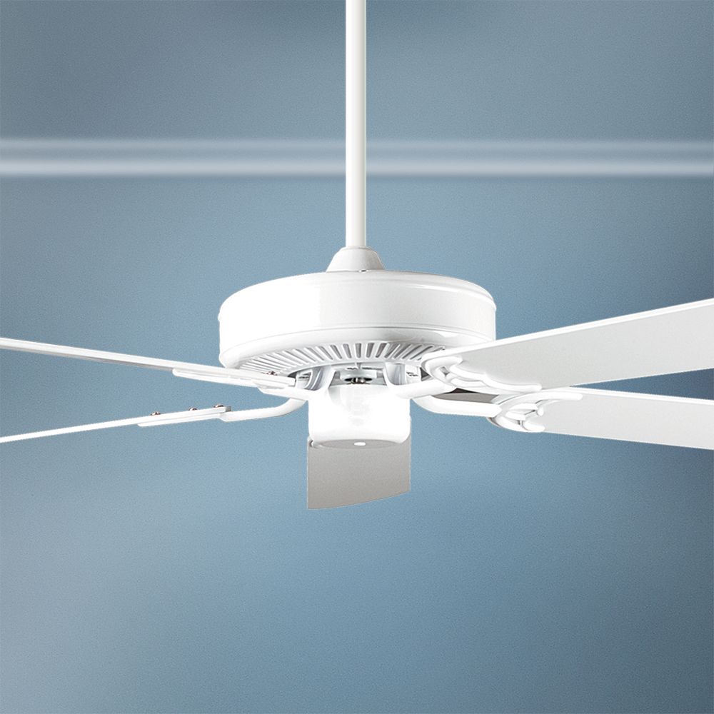 52" Concord California Home White Ceiling Fan