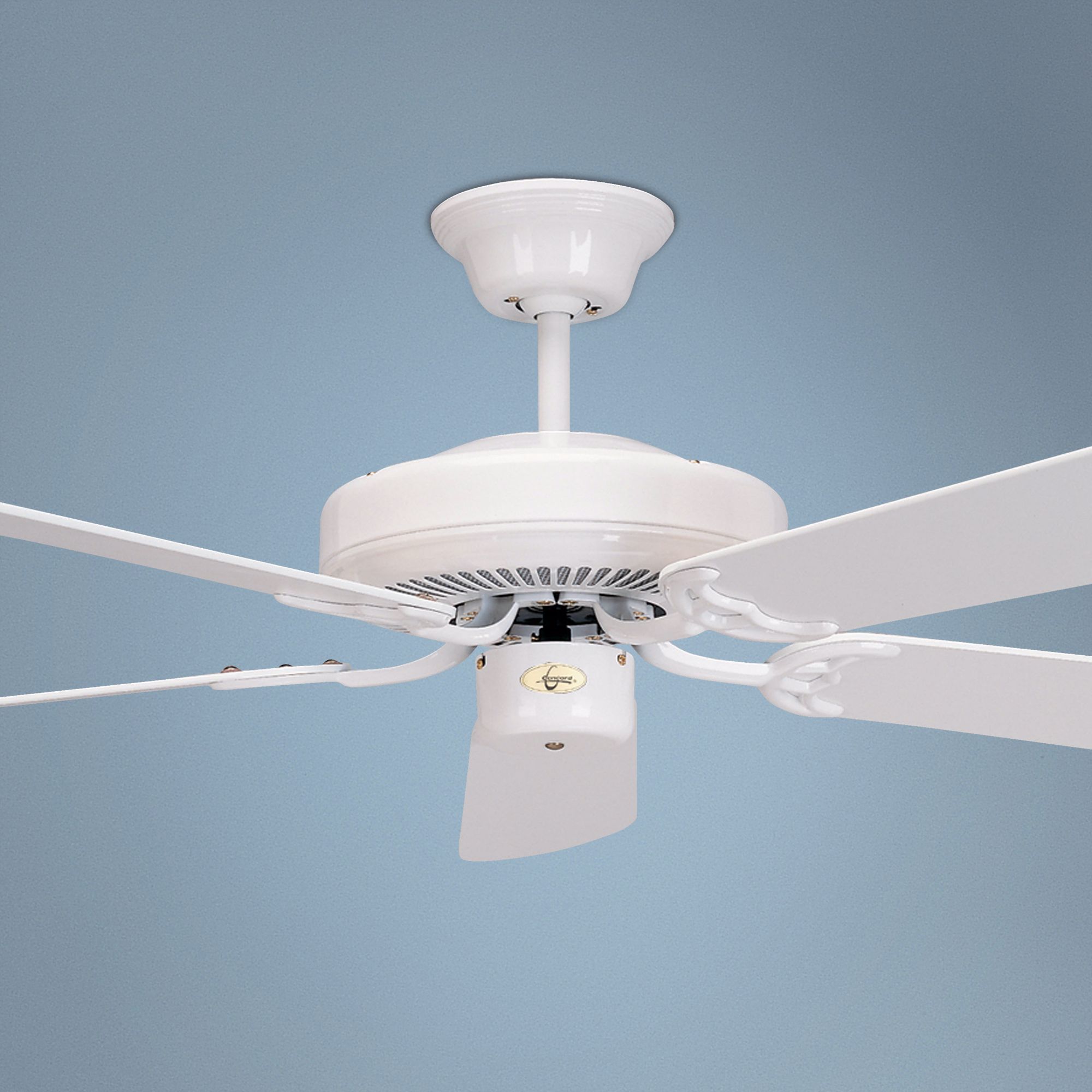 52" Decorama ENERGY STAR White Ceiling Fan