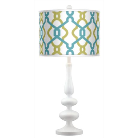 Hyper Links Giclee Kiss Table Lamp