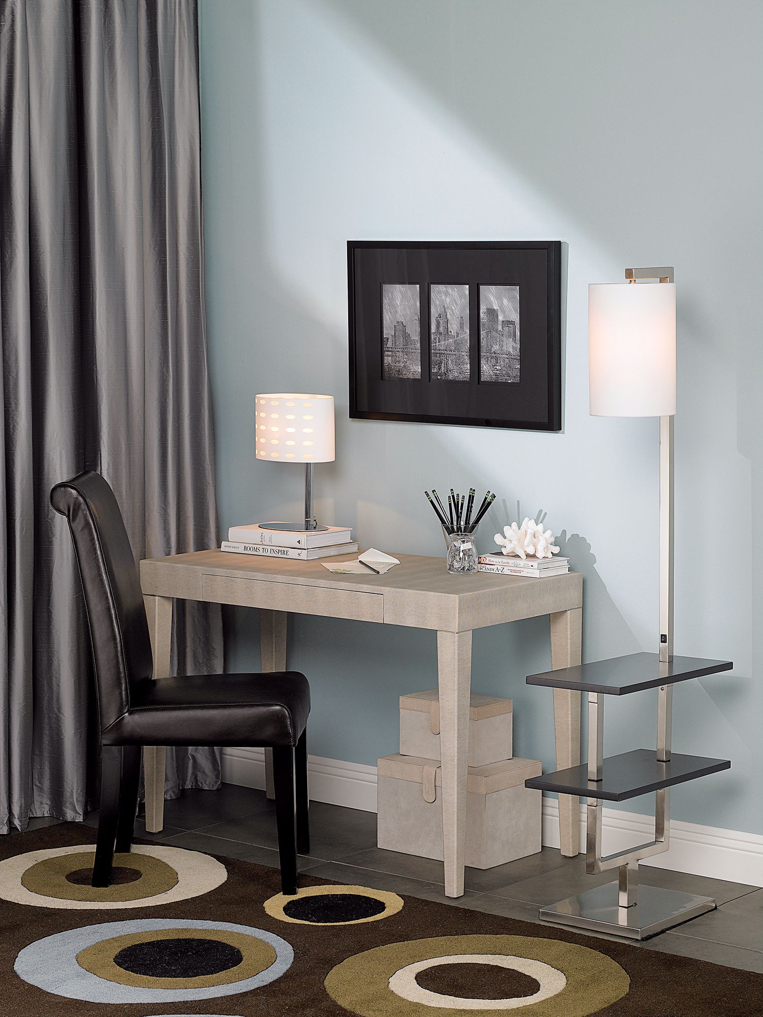 Work big in a small home office space by paying attention to the details.