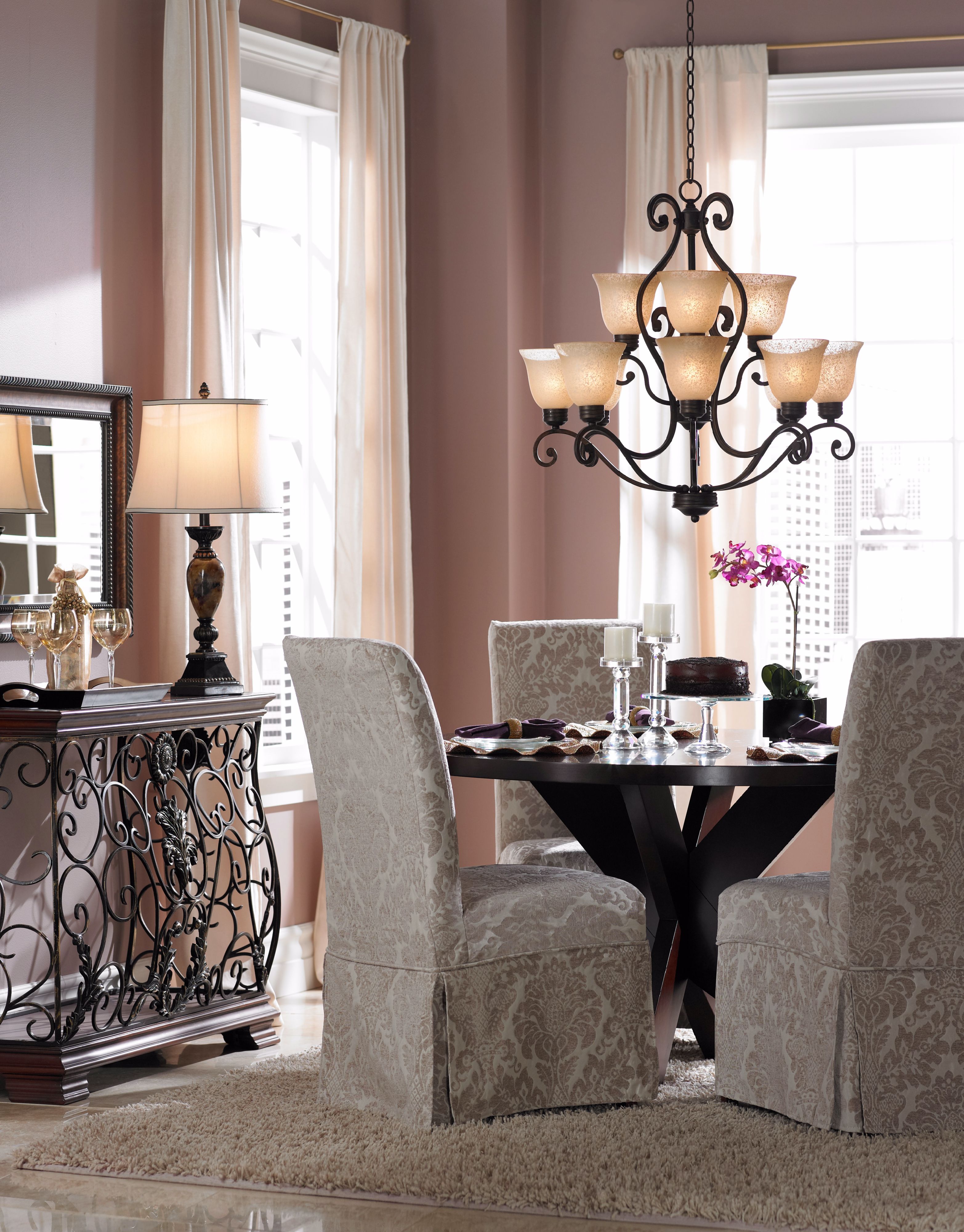 This room inspired by a French salon has a timeless tradition of elegance.