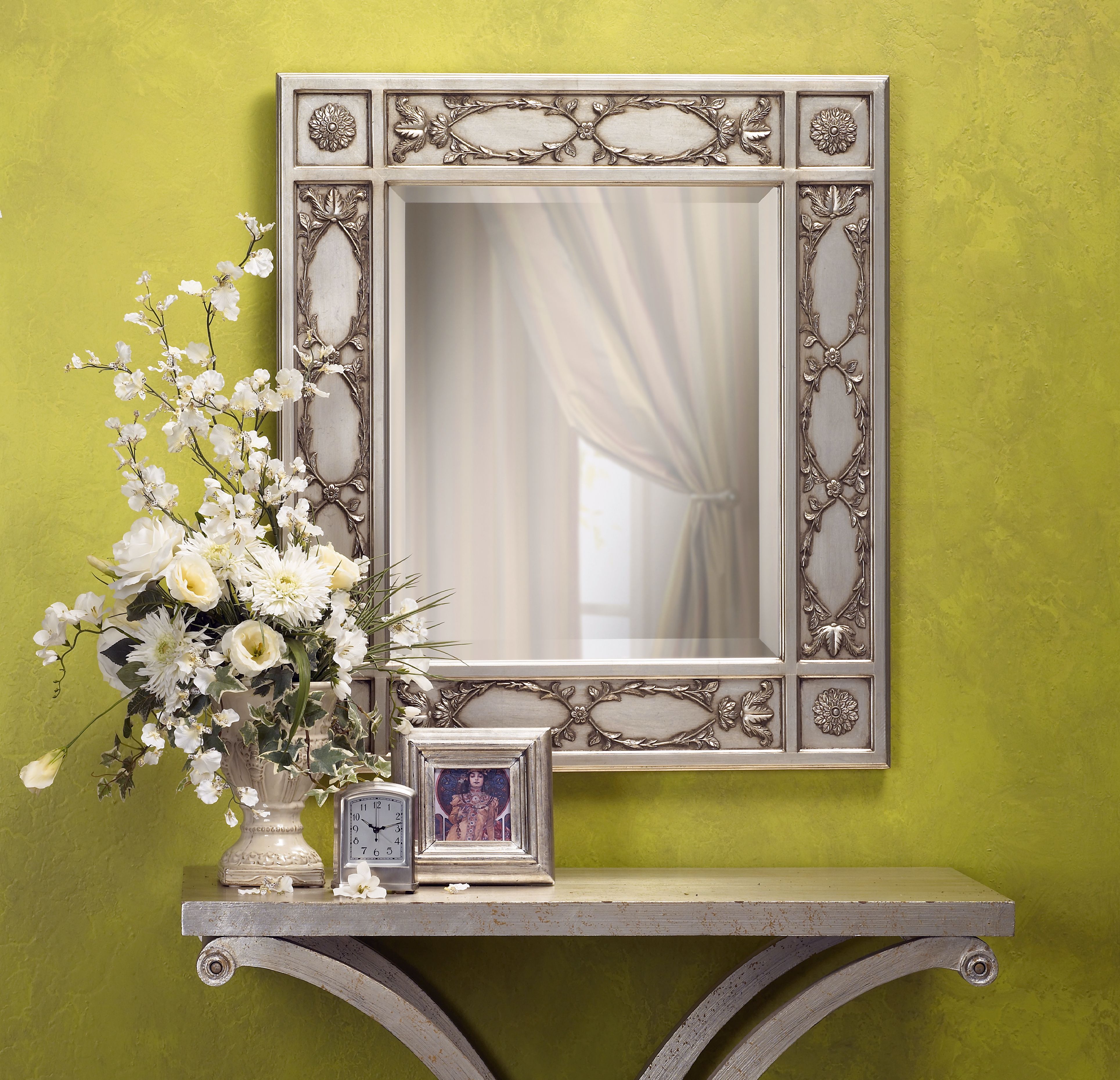 Don't be afraid to use bold color in a hallway!