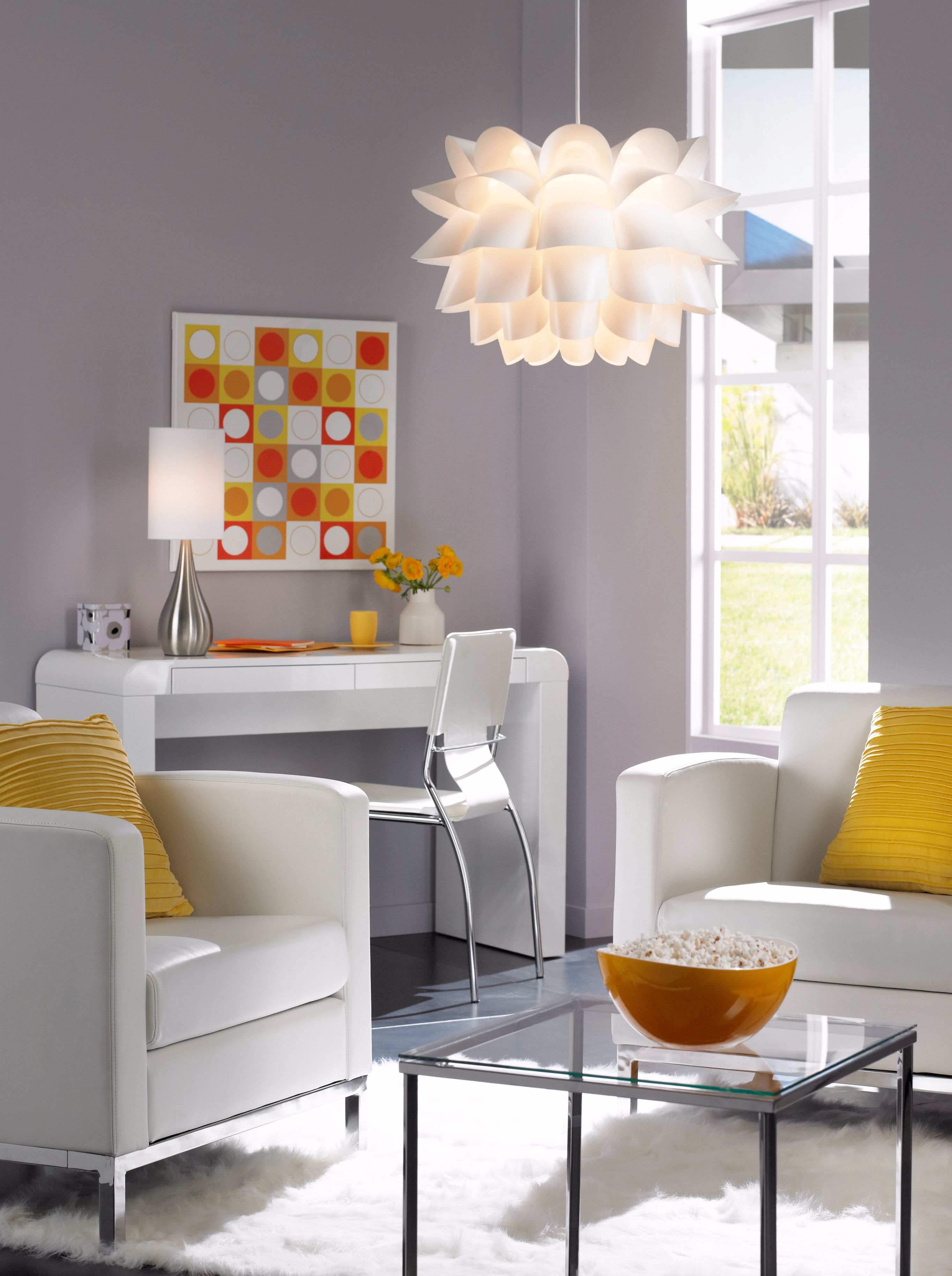 Sleek and clean is contemporary chic when space is slim.