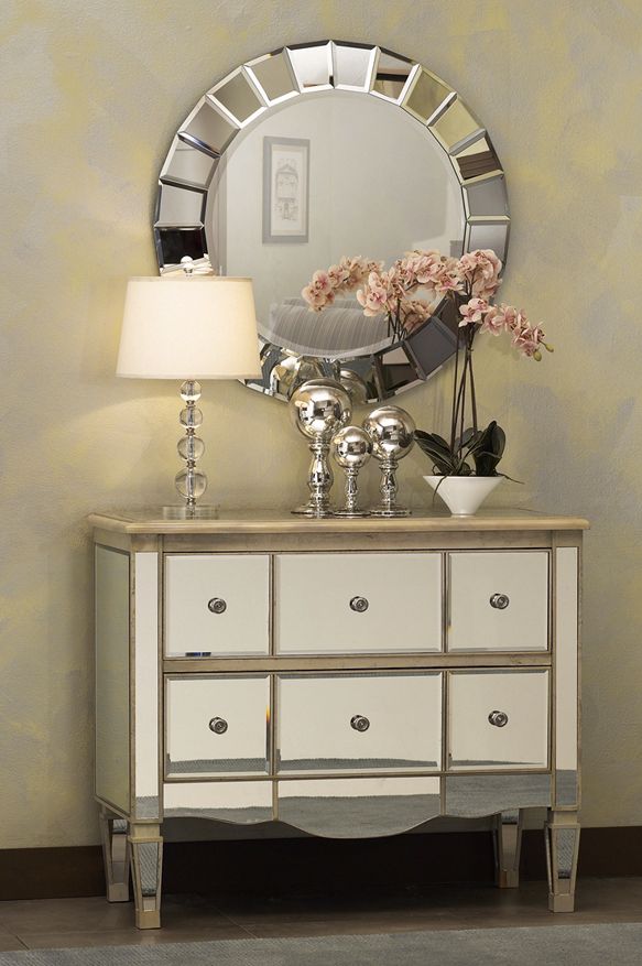 Silver Mirror Frame Photo