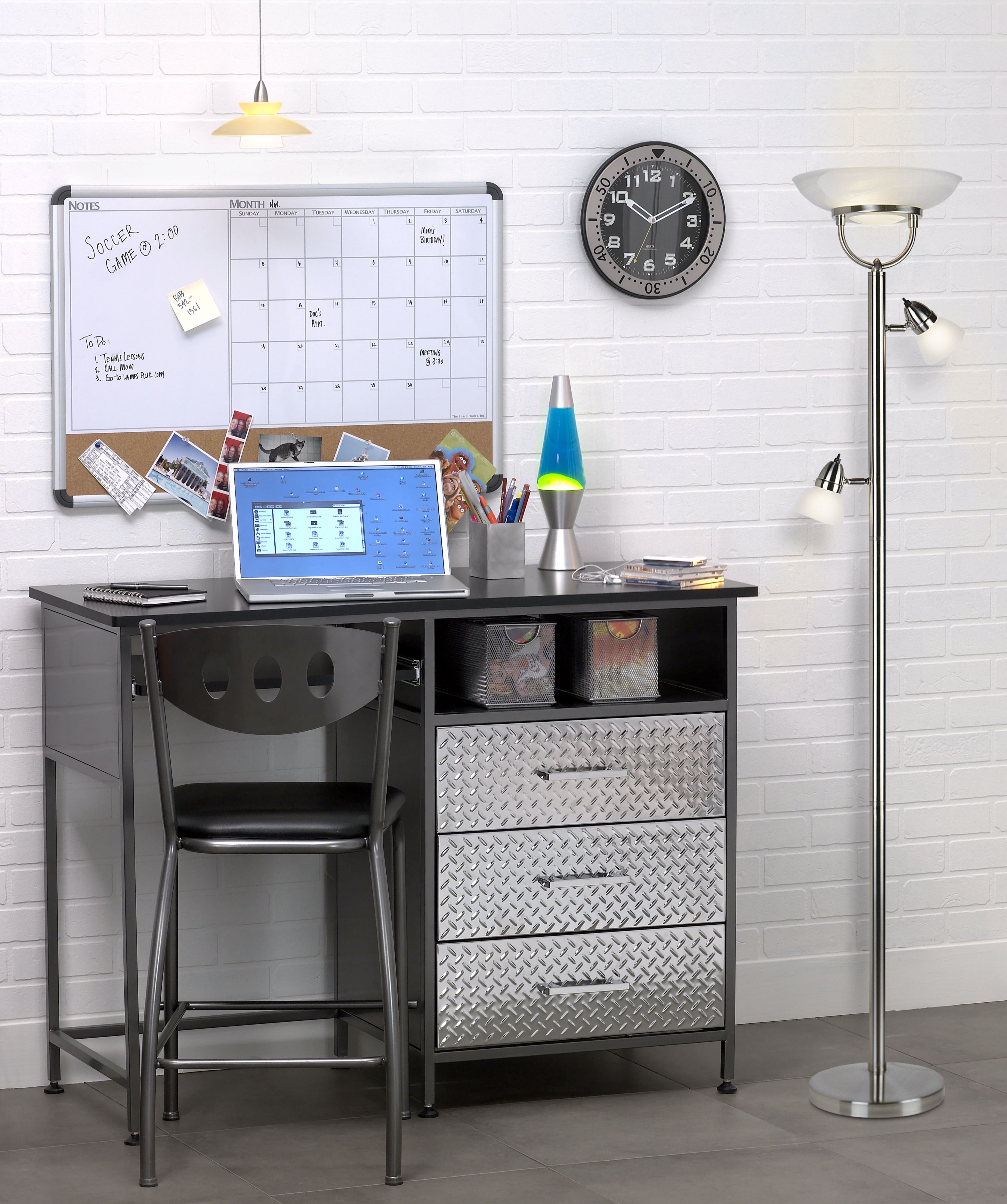 Create an effective study space for students by using multiple lights.