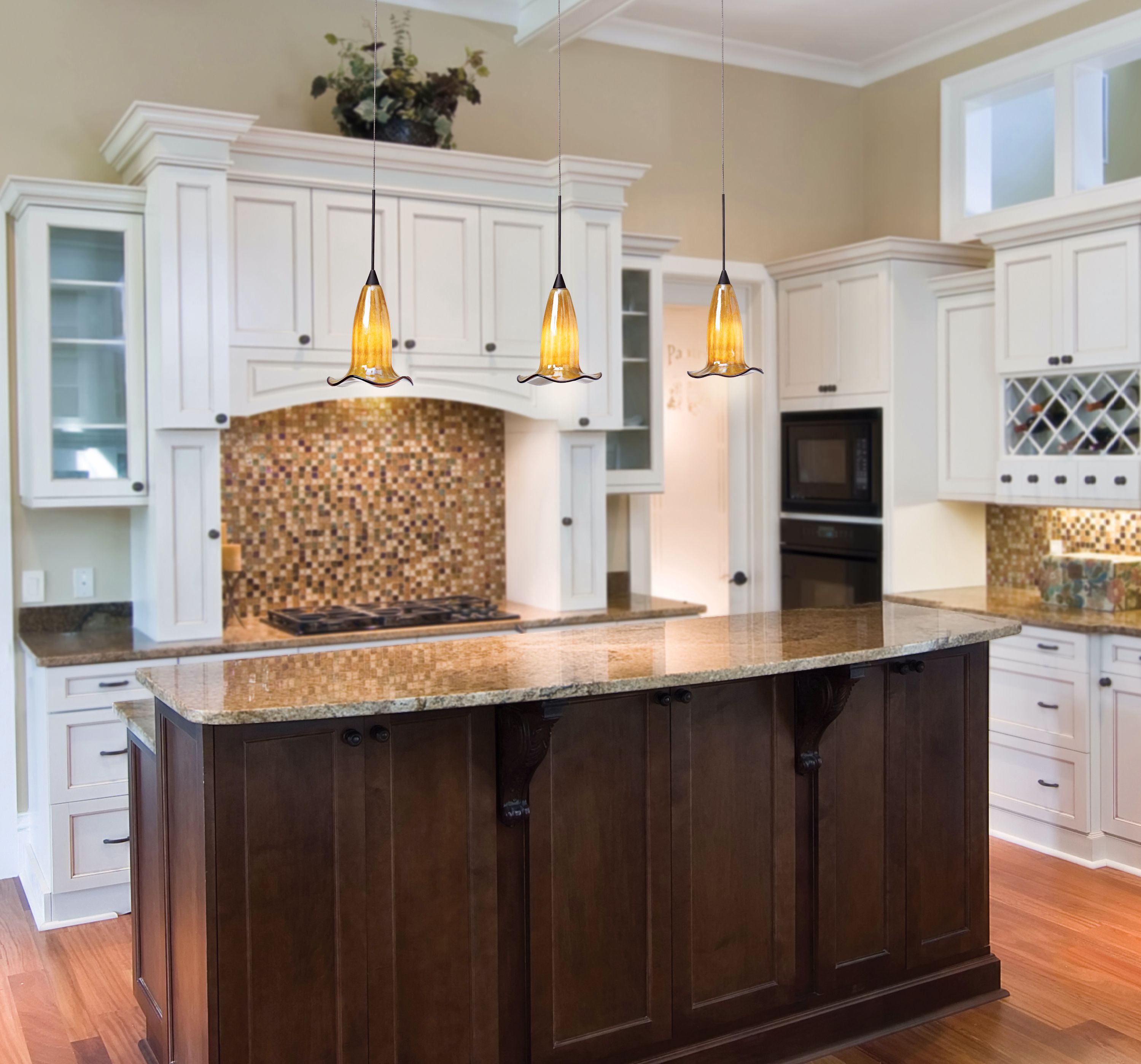 This transitional kitchen is a modern mix of classic and contemporary style.