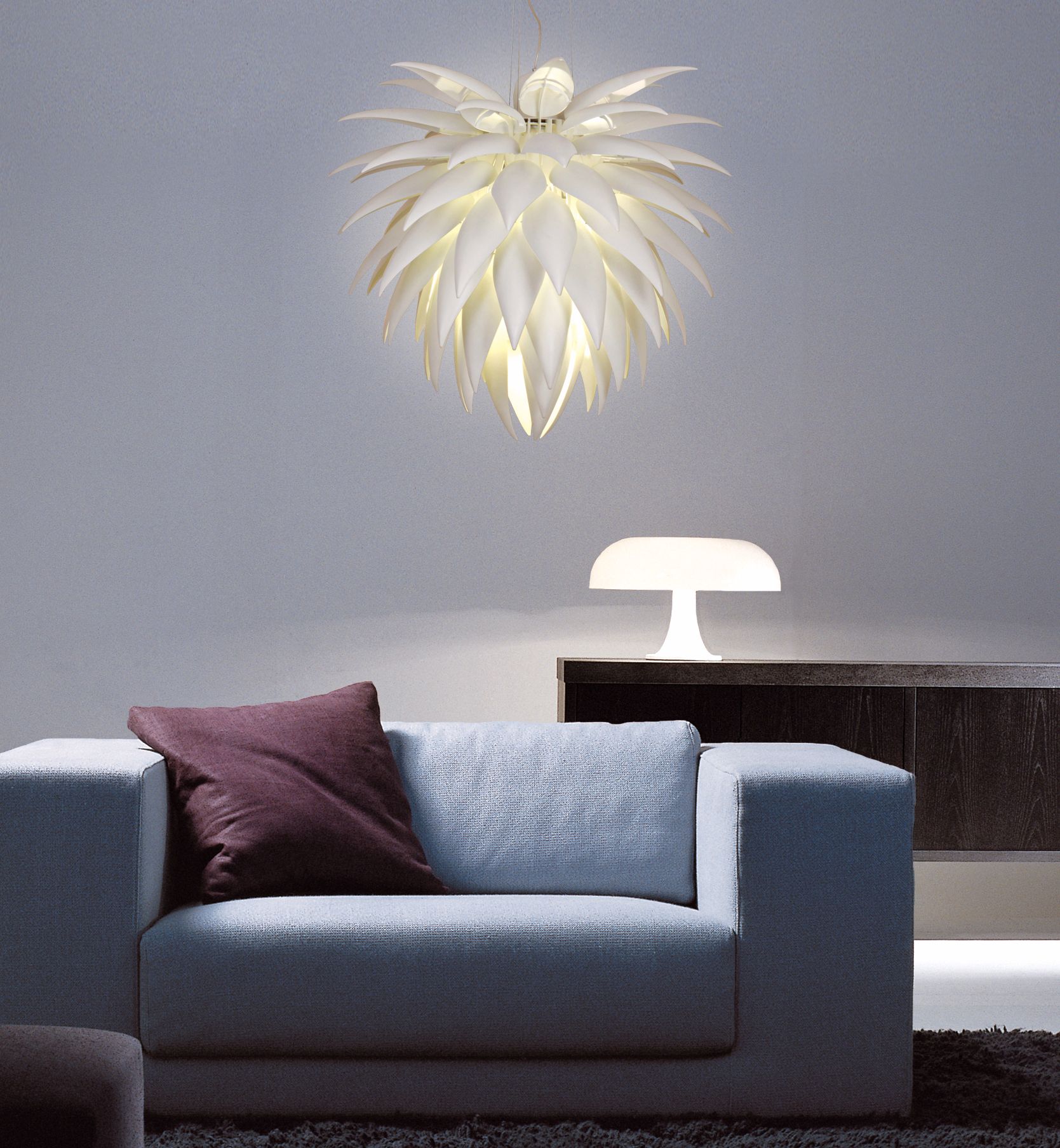Possini Euro Design Icicle Leaf Chandelier in scene