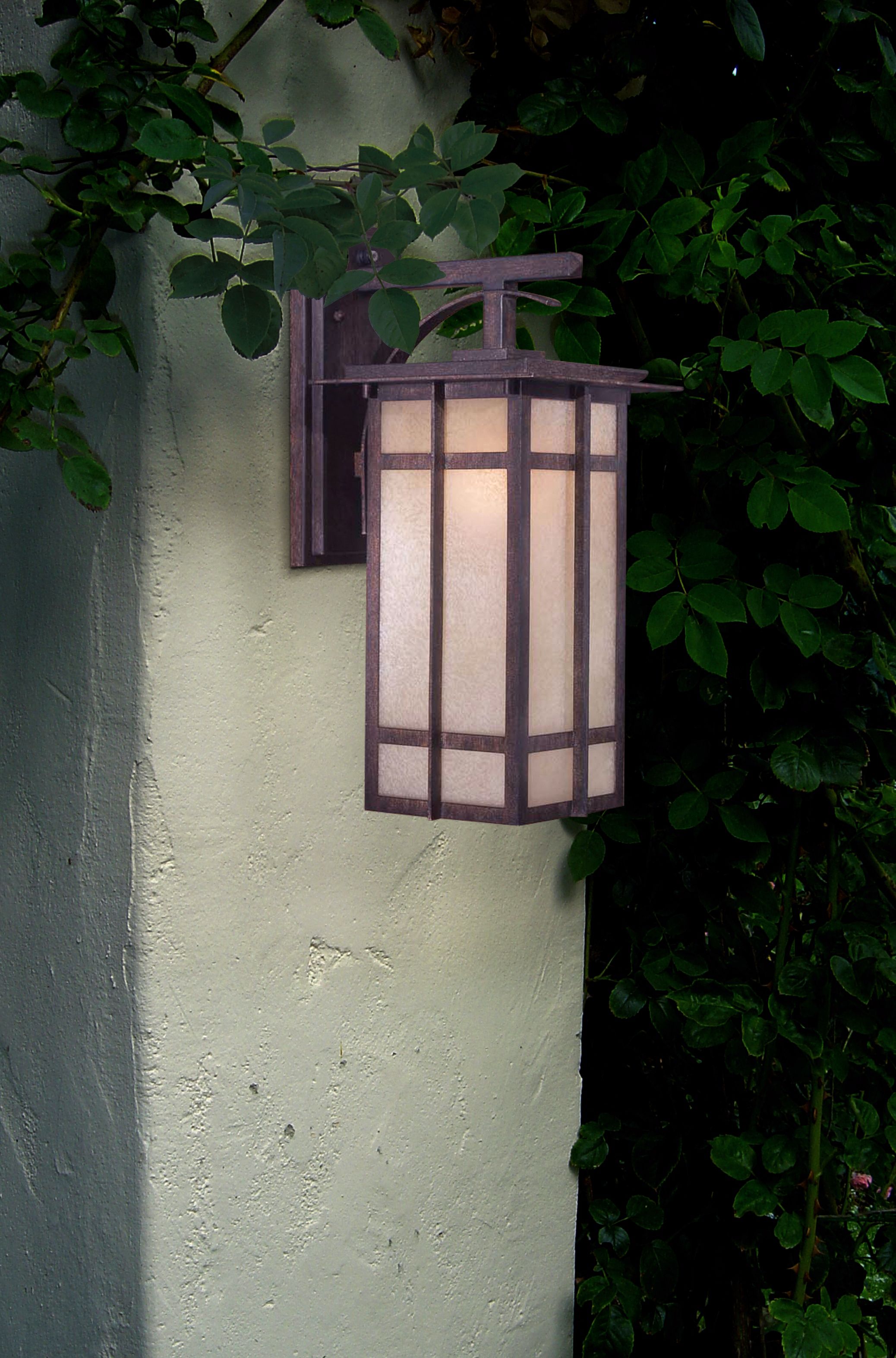 Delancy ENERGY STAR 17 1/2" High Outdoor Wall Lantern in scene