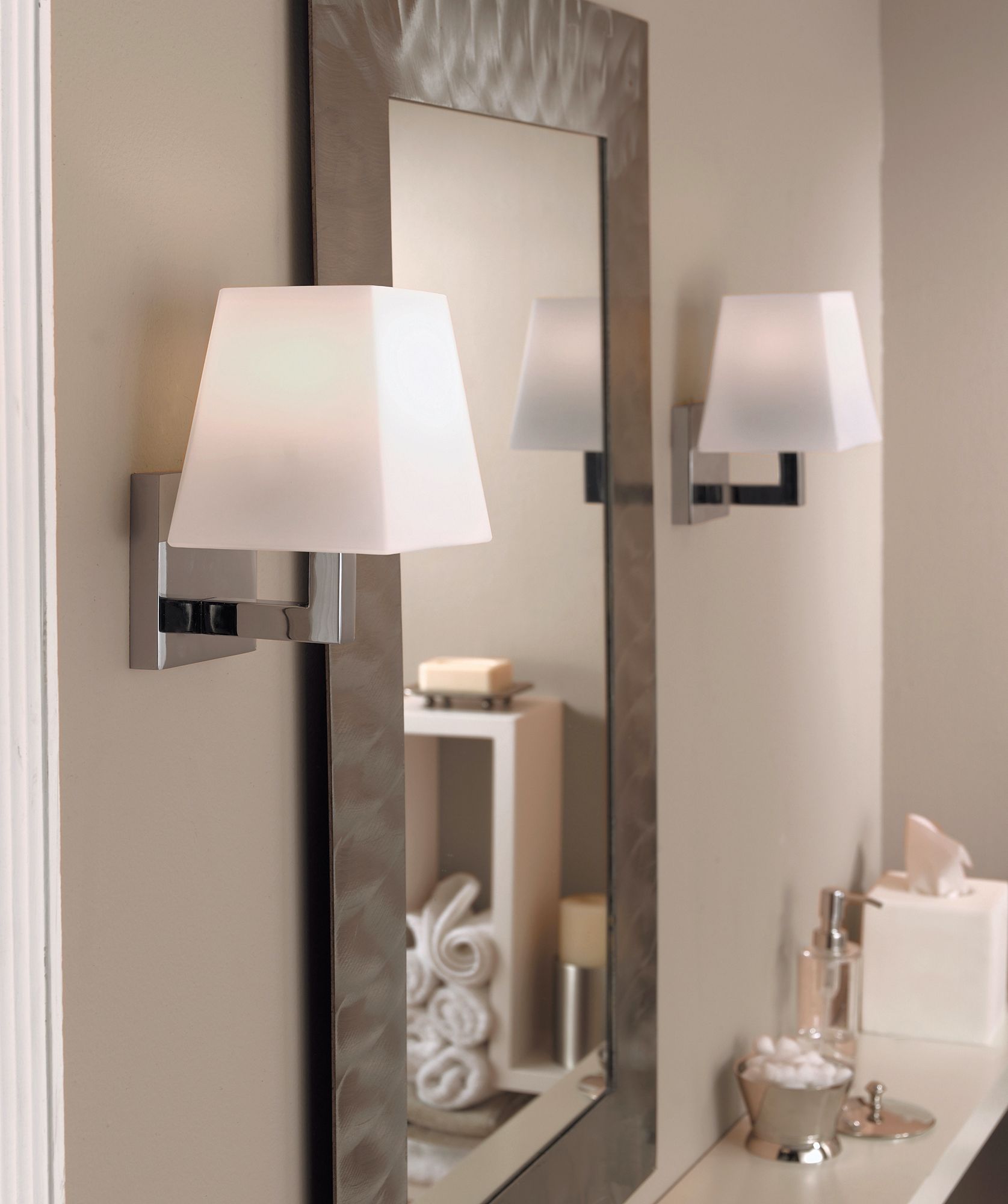 Robert Abbey Doughnut Nickel Finish 8" High Wall Sconce