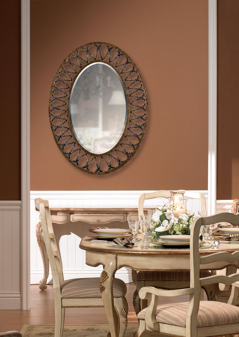 Quoizel Sultana Collection Oval Wall Mirror