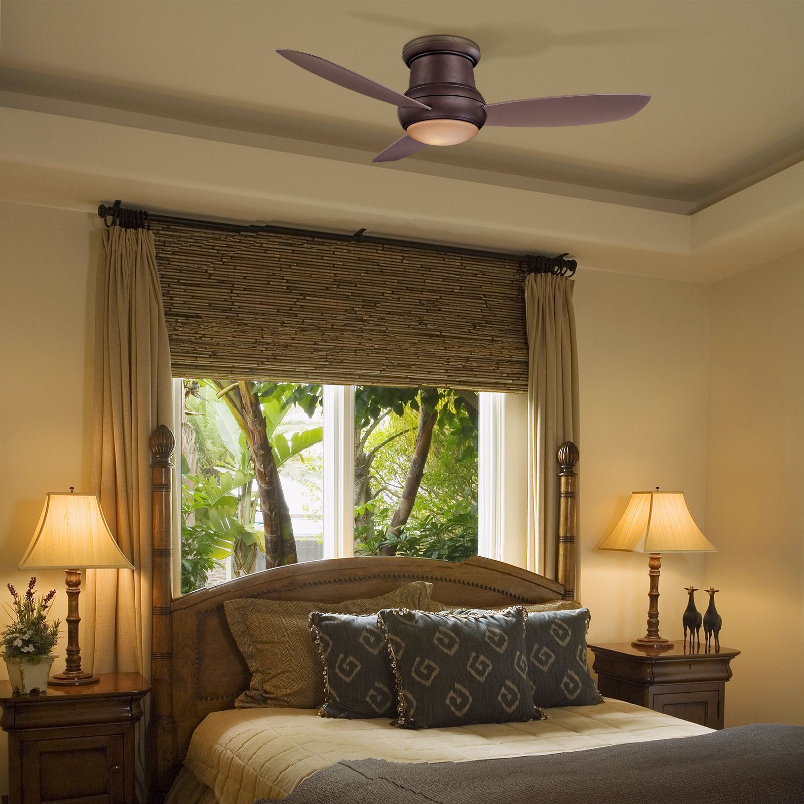 Organic Inspiration makes this bedroom a relaxing retreat.