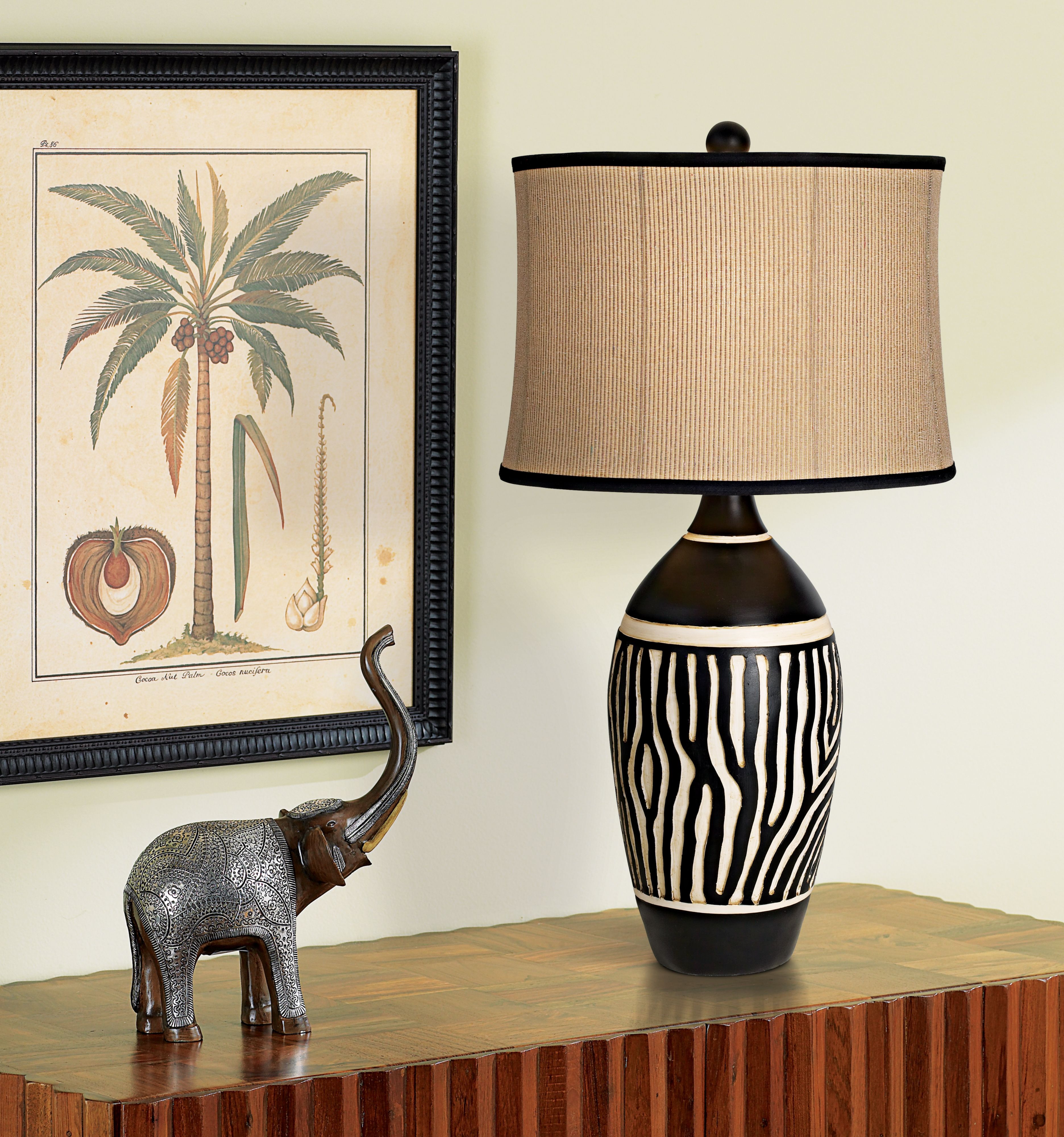 Zebra Table Lamp Picture