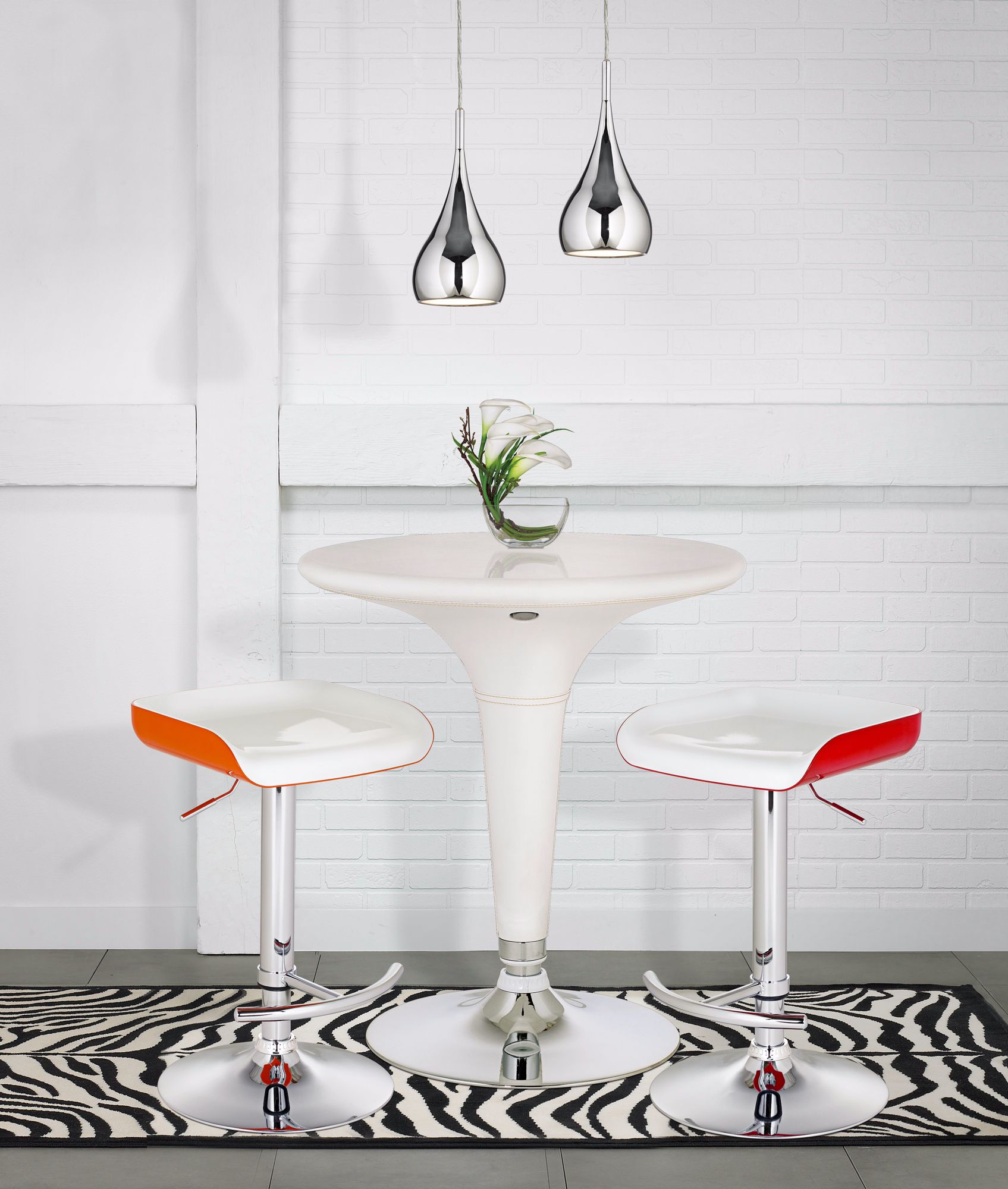 Contemporary Adjustable Bar Stools