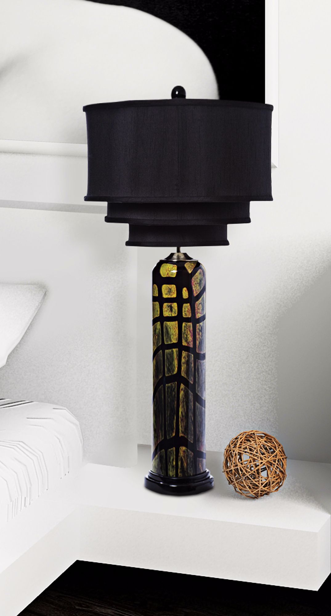 Thumprints Pisa Table Lamp