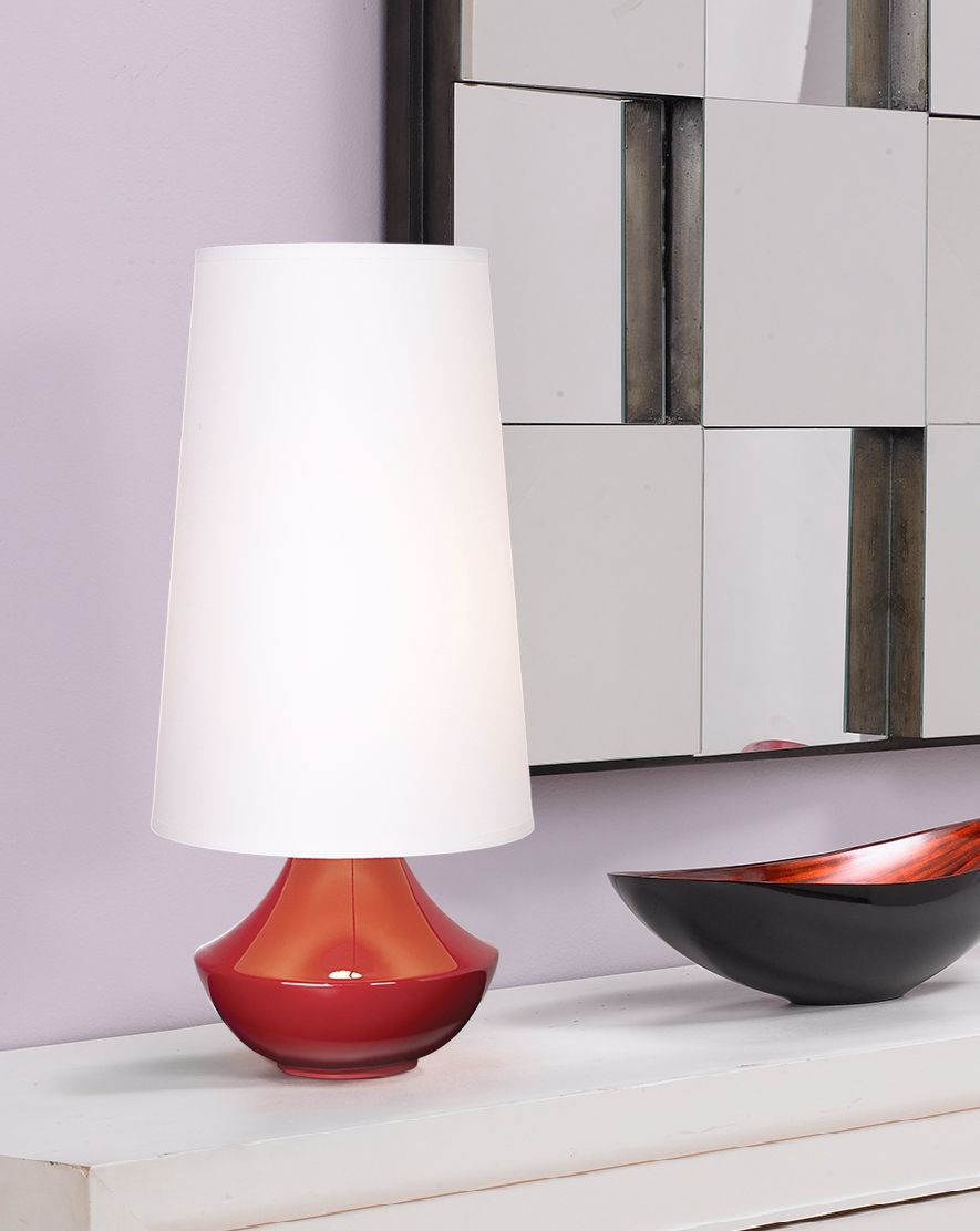 Sovereign Red Mini Modern Accent Lamp