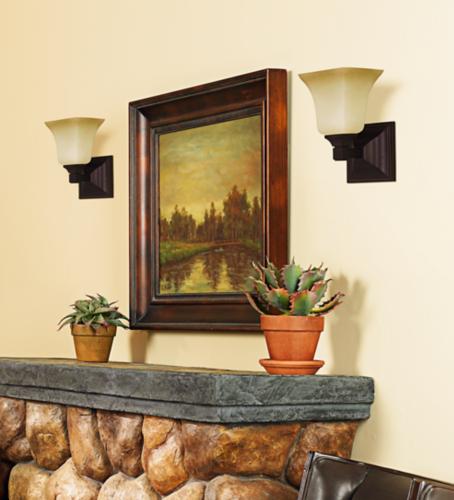 Wall sconces over a fireplace creates a classic look. - Lighting & Decor by LampsPlus.com