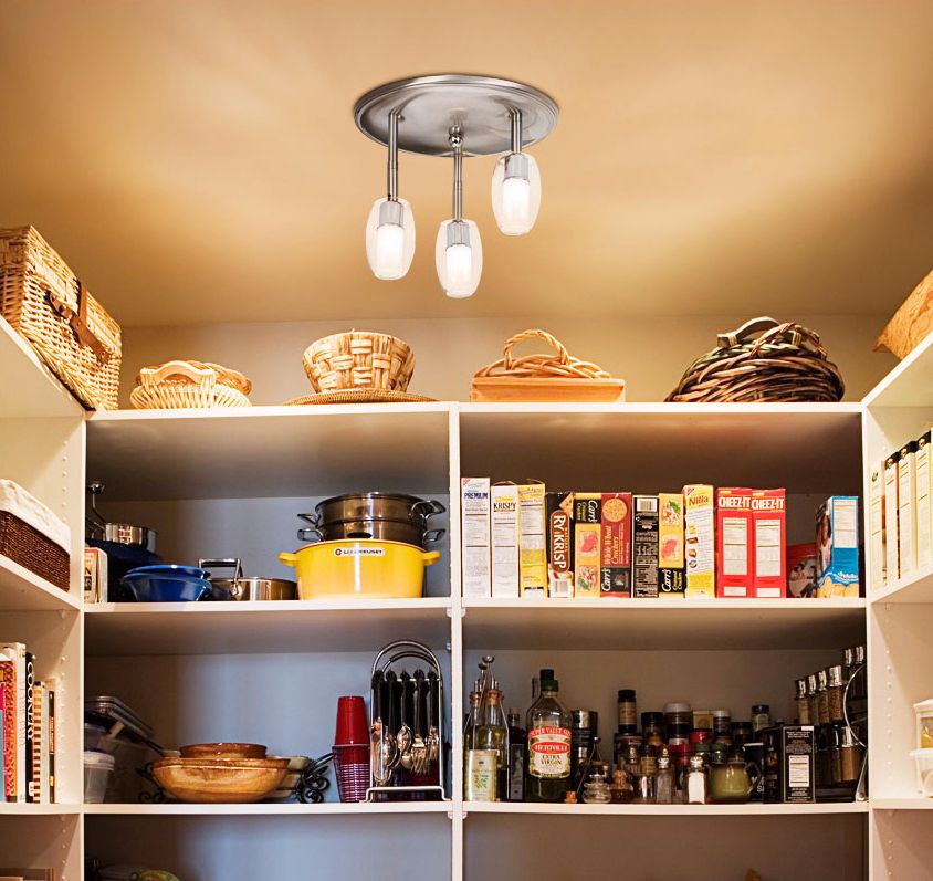 Glass Droplets 3-Light Ceiling Fixture in scene