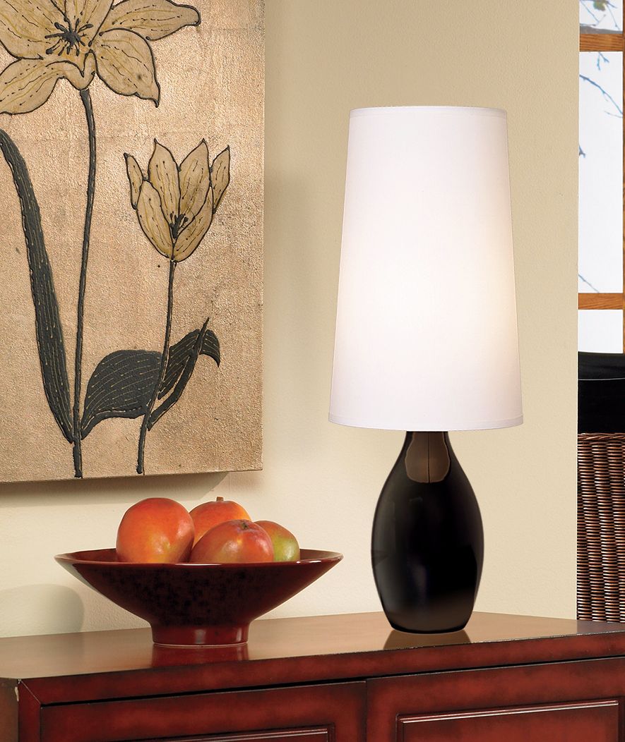 Black Mini Gourd Table Lamp
