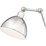 Delon Chrome Adjustable Plug-In Wall Lamp Set of 2 - #1P792 Lamps Plus