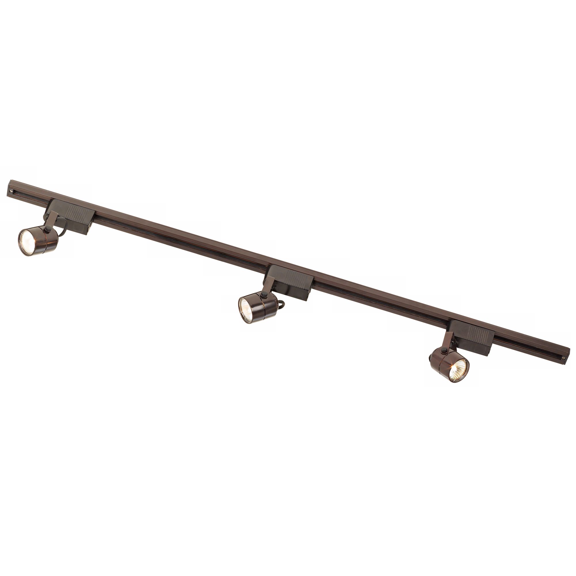 Pro Track® Bronze Finish 3-Light Low Voltage Track Kit more views