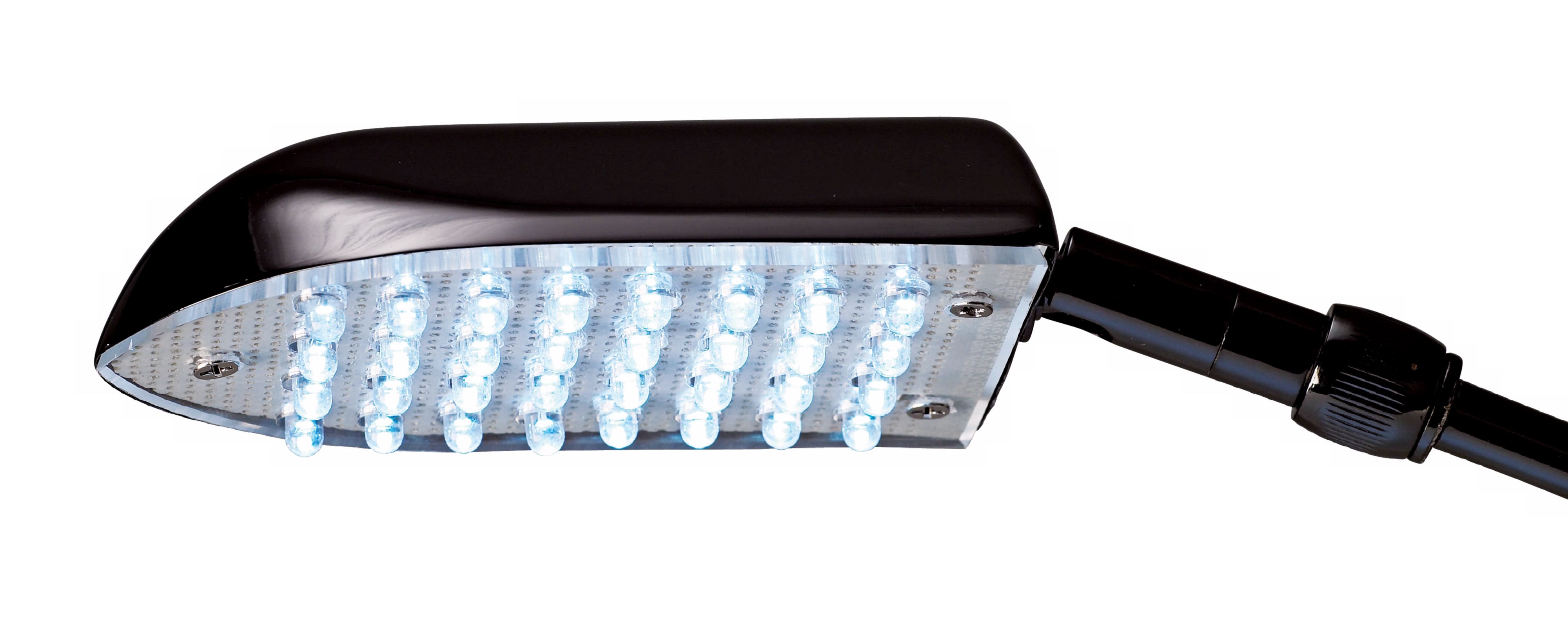 Adjustable Arm Black-Chrome LED Desk Lamp more views