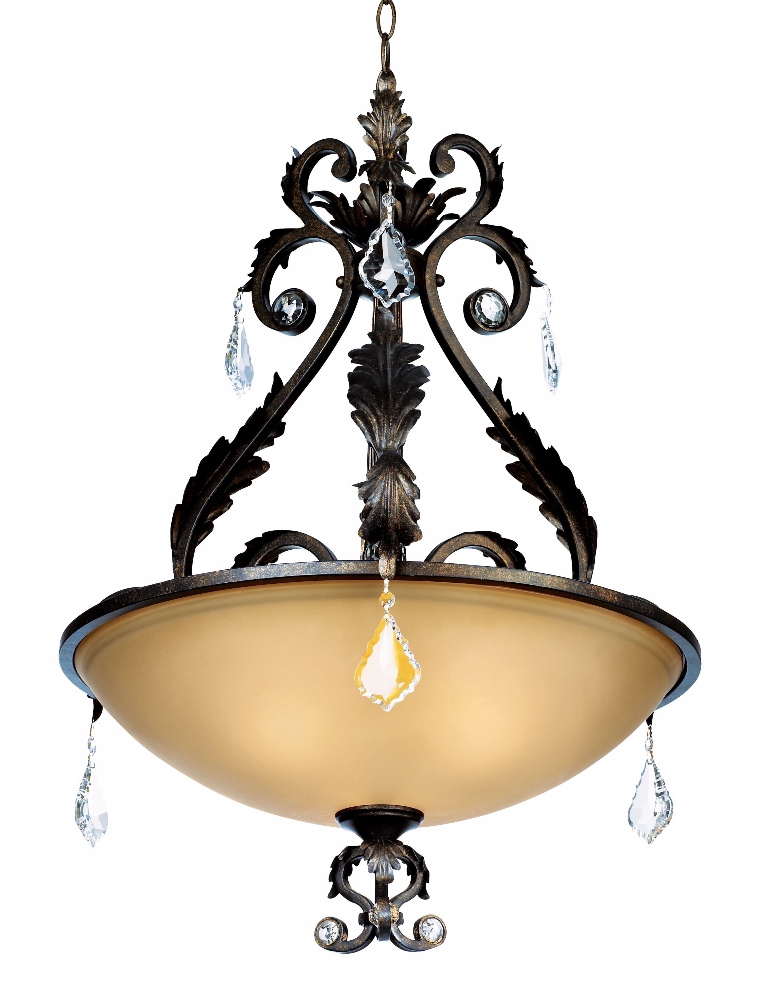Kathy Ireland Ramas de Luces Bronze Pendant Chandelier more views