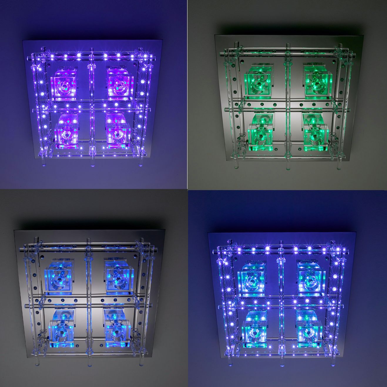 Possini Euro LED Light Show Flushmount Ceiling Fixture more views